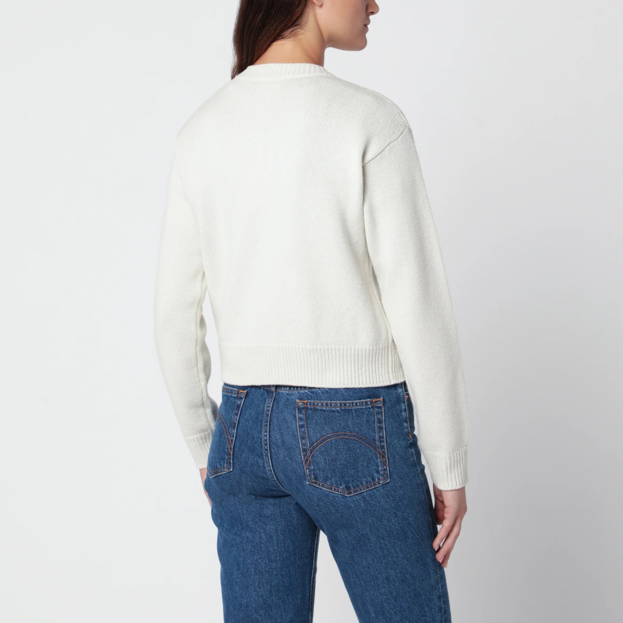1FF0918-055 [A.P.C.] 短款氈化羊毛開襟外套 米白色 #WOASW-F22352WO (EU)