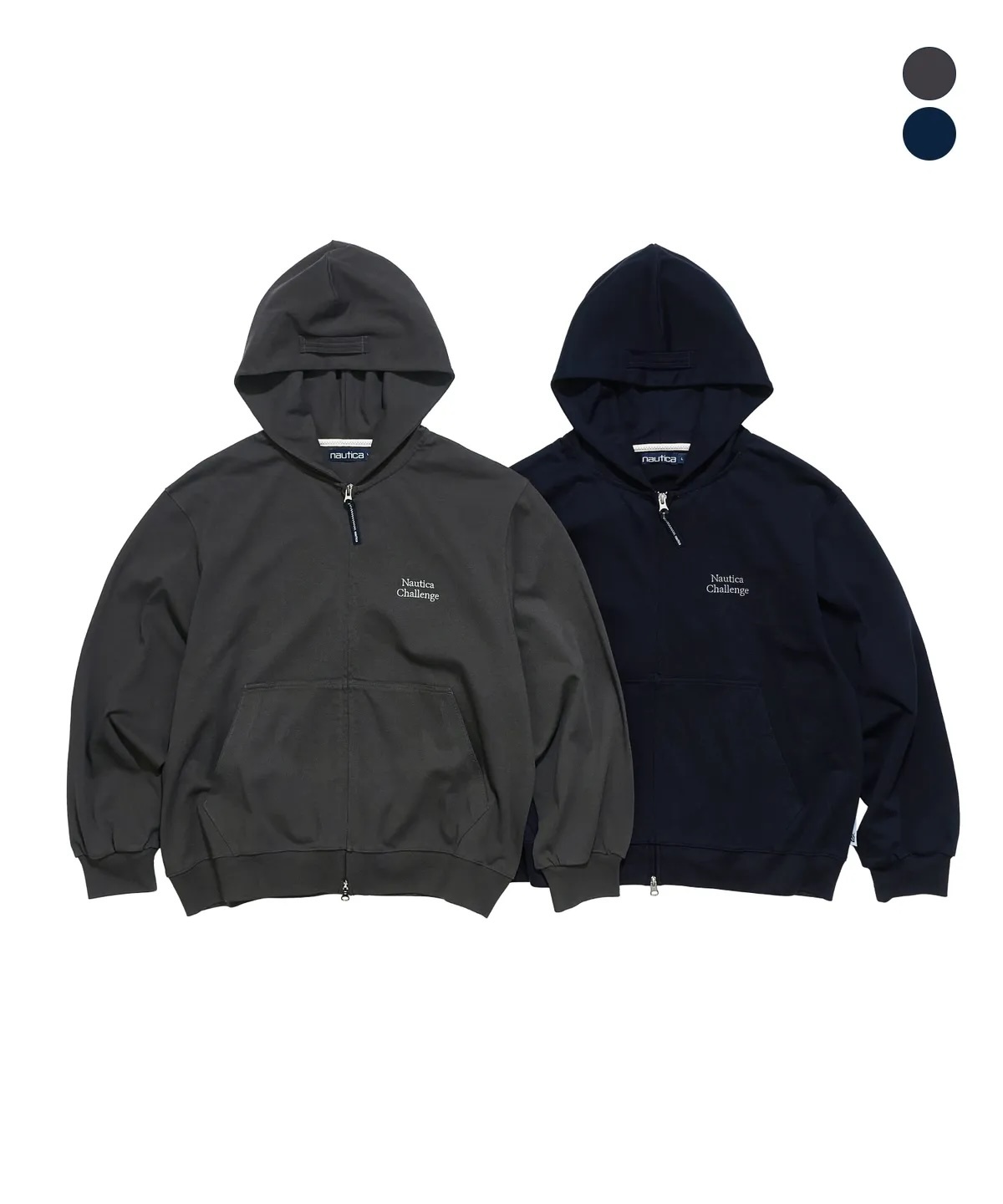 NAUTICA 基礎款連帽拉鍊外套 2色