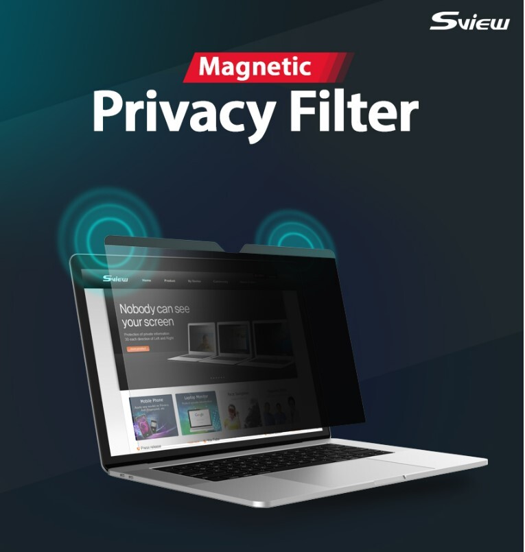 Sview MacBook Air(M1) / Pro(M1&M2)13吋磁吸防窺片 (299.7 x 195.7mm)