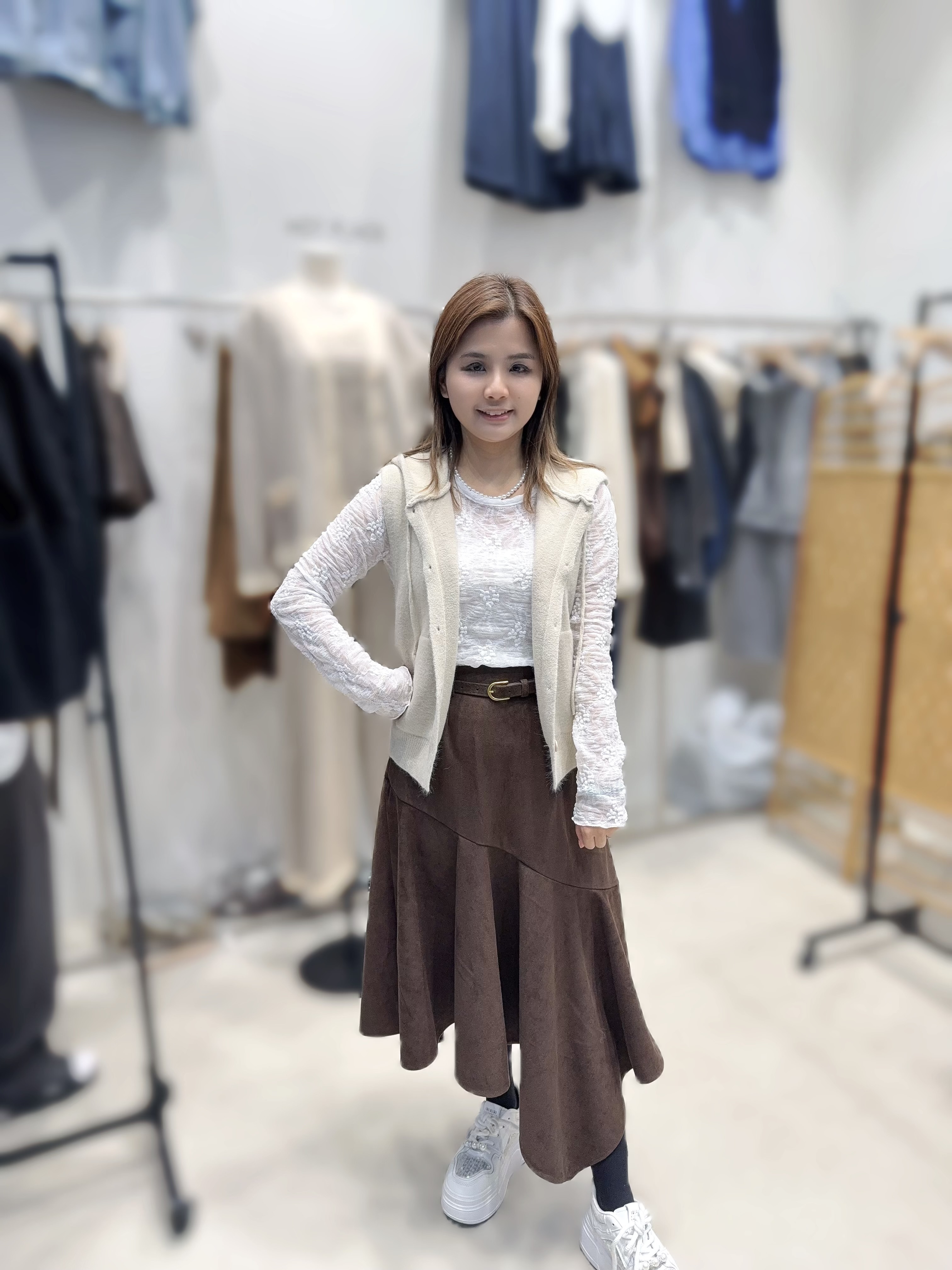 HP19 下身  魚尾長裙   腰28-33 HIP56 長34 $429