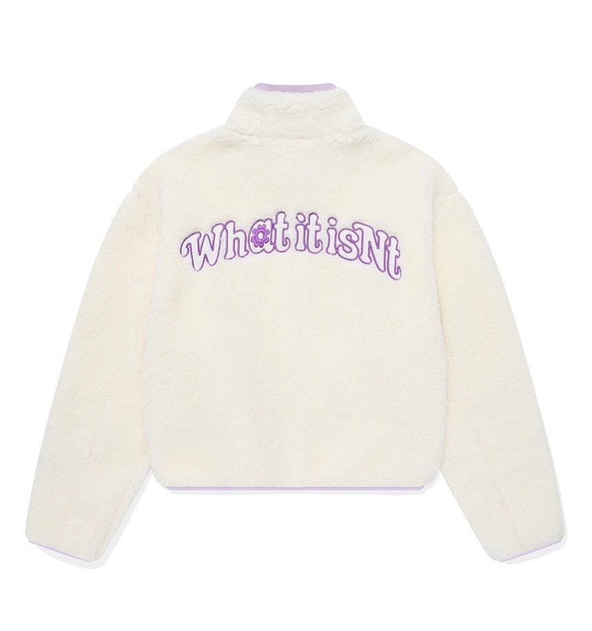 【隨時截單！限時優惠預訂】韓國WHAT IT ISN'T WOMEN FLORY SHEARLING JACKET（2色）