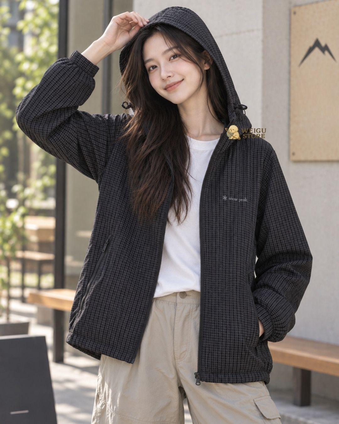 【預購】Snow Peak Check Seersucker Jacket 格紋泡泡紗連帽外套 S26FMFJK08