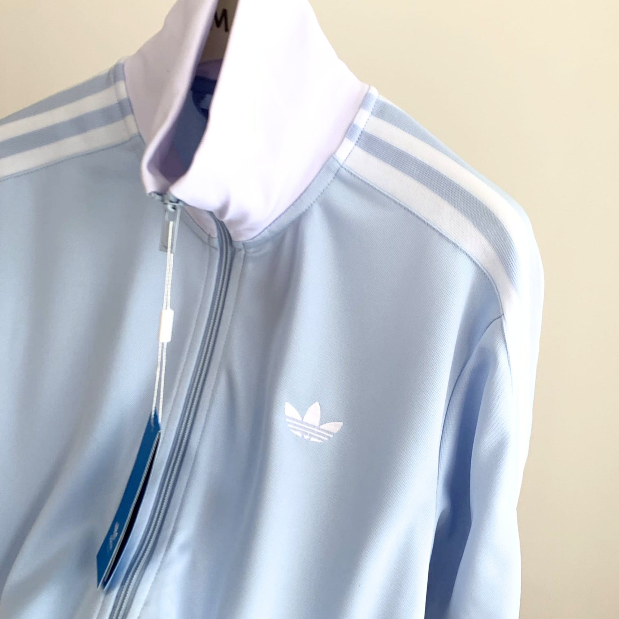 韓國限定Adidas藍白撞色外套 九月團