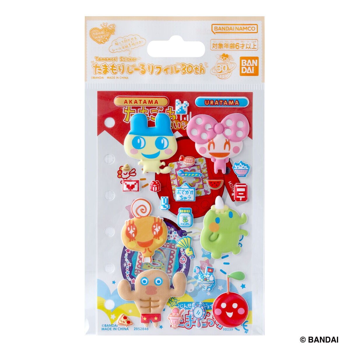 Tamamori貼紙 30週年 紅色Tama&UraTama套裝