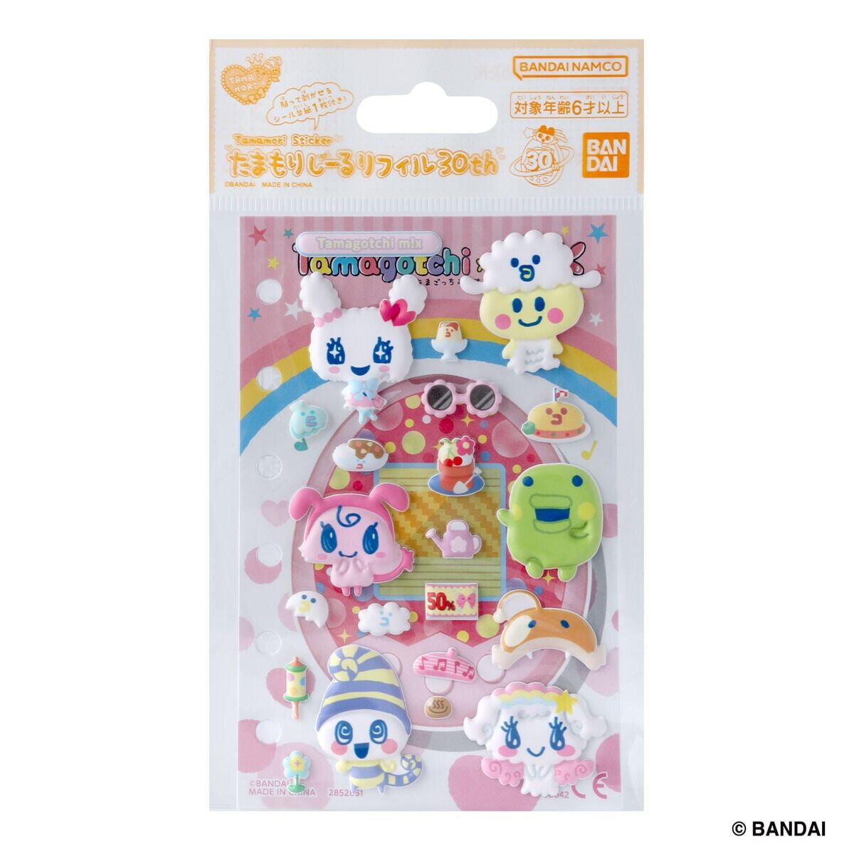Tamamori貼紙 30週年 Tamagotchi  m!x套裝