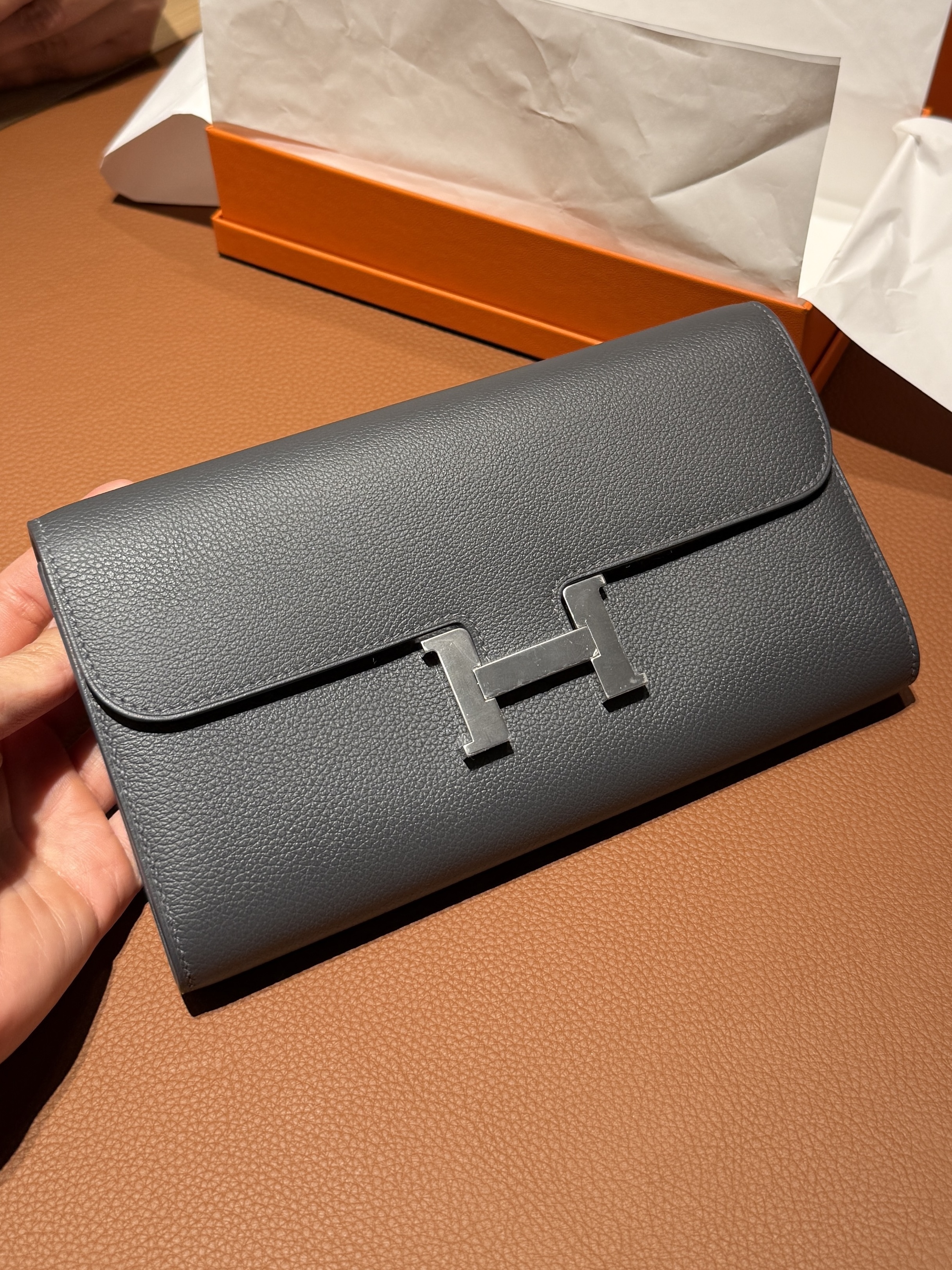 Hermès Constance To Go Veau Evercolor Ardoise