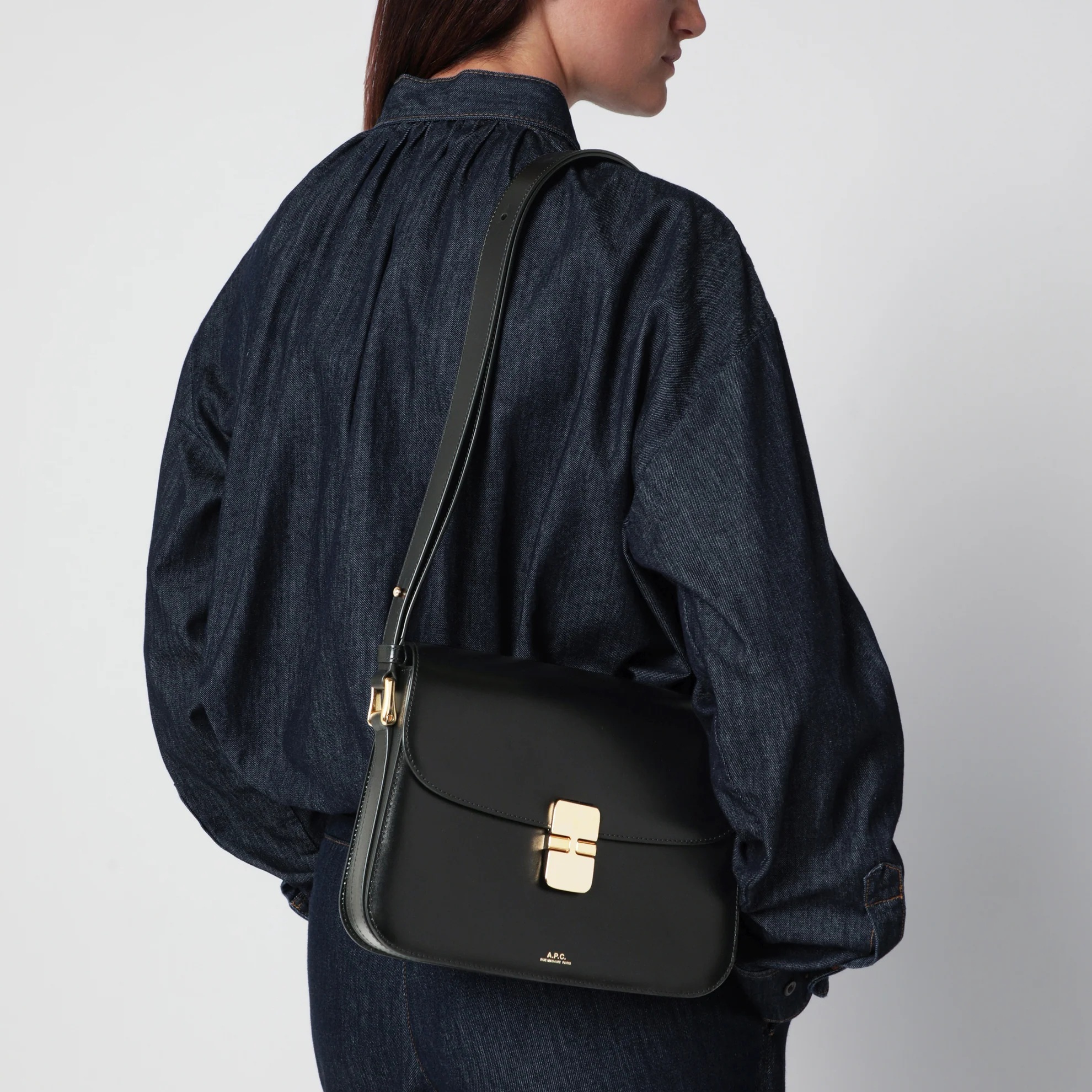 1FF0918-068 [A.P.C.] Grace 手袋 黑色 #PXBMW-F61412LE (EU)