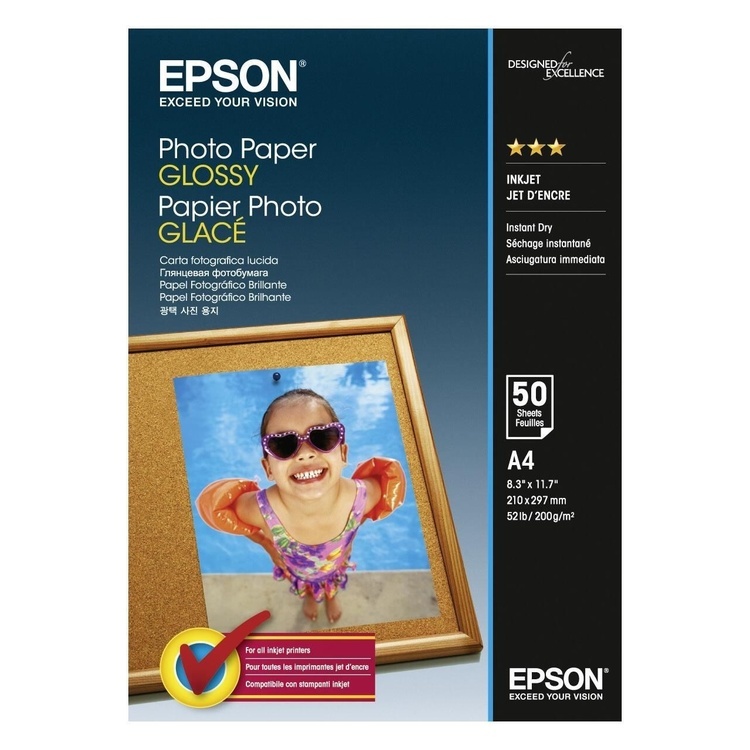 C13S042539 Epson Low Cost Photo Paper A4 / 50200gsm
