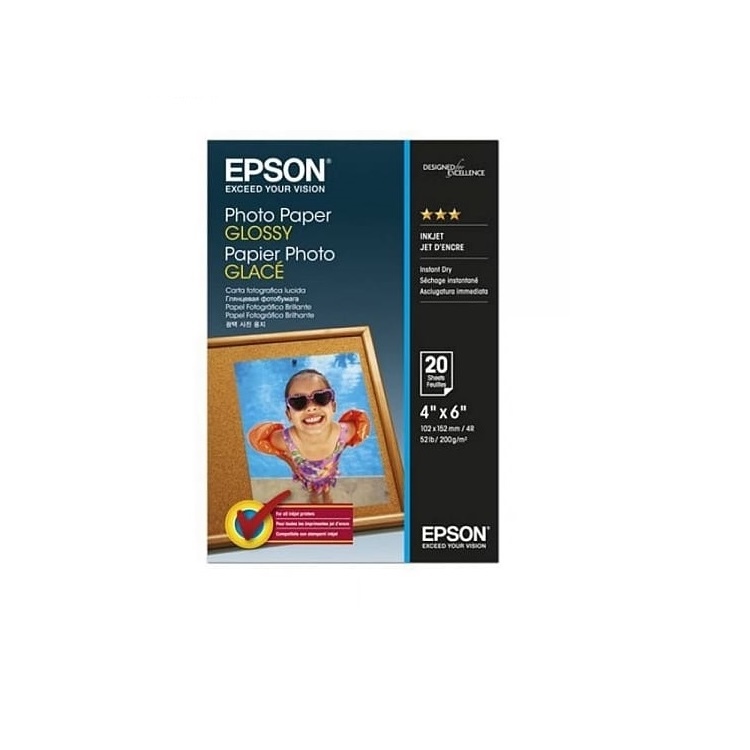 C13S042546 Epson Low Cost Photo Paper 4X6 / 20200gsm