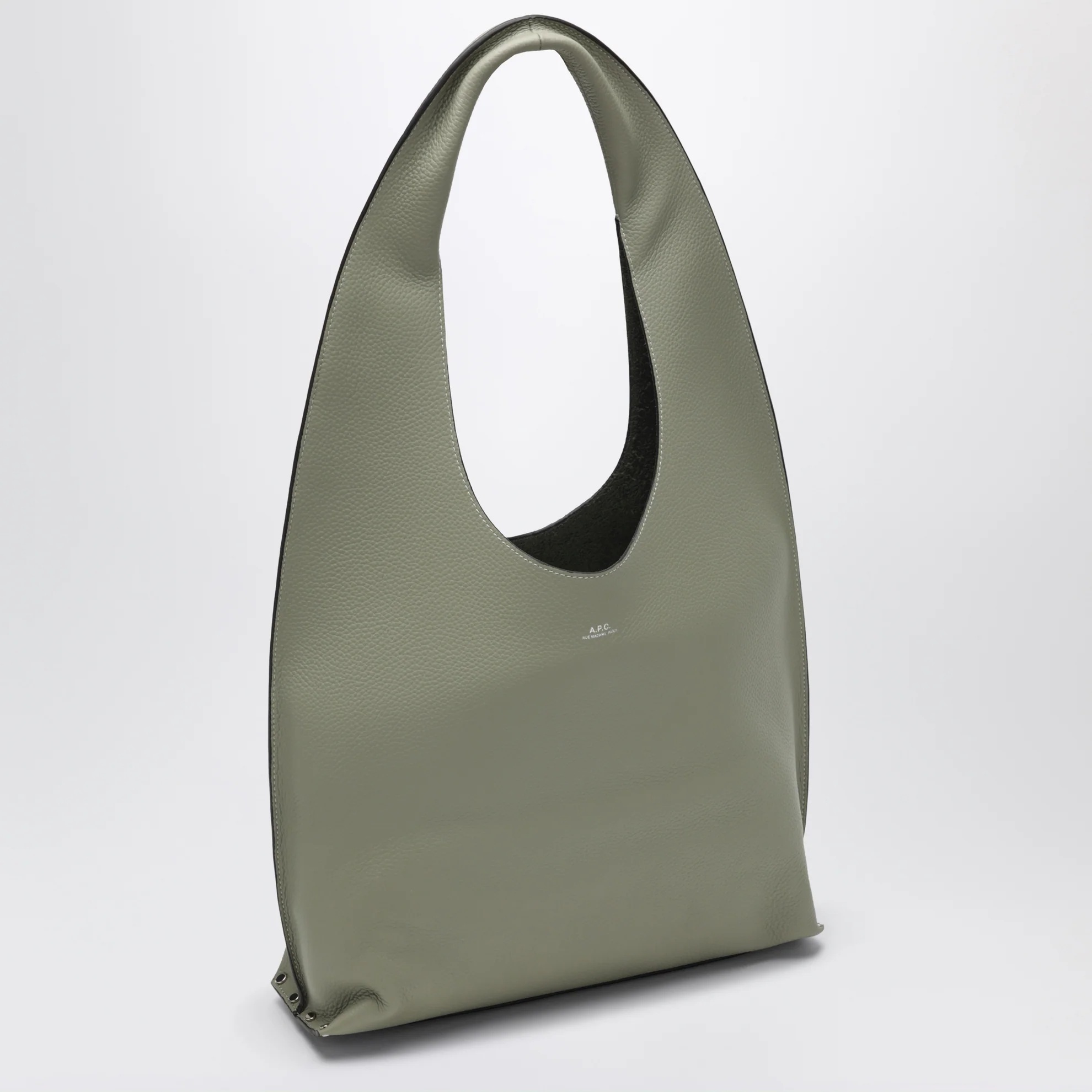 1FF0918-075 [A.P.C.] Demi-Lune 手袋 粉彩綠 #PXCBC-F67043LE (EU)