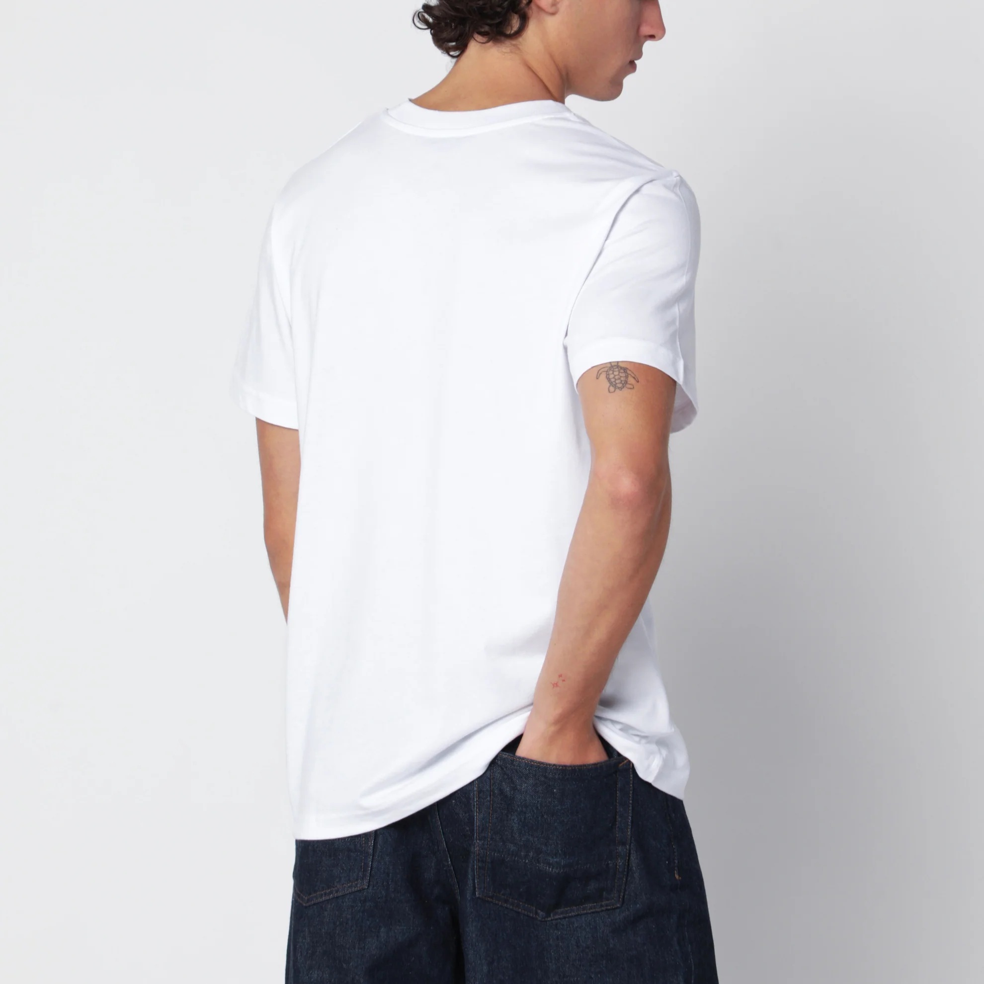 1FF0918-076 [A.P.C.] Grand VPC 標準版 T 恤 白色／深海軍藍 #COHBM-M26384UCO (EU)