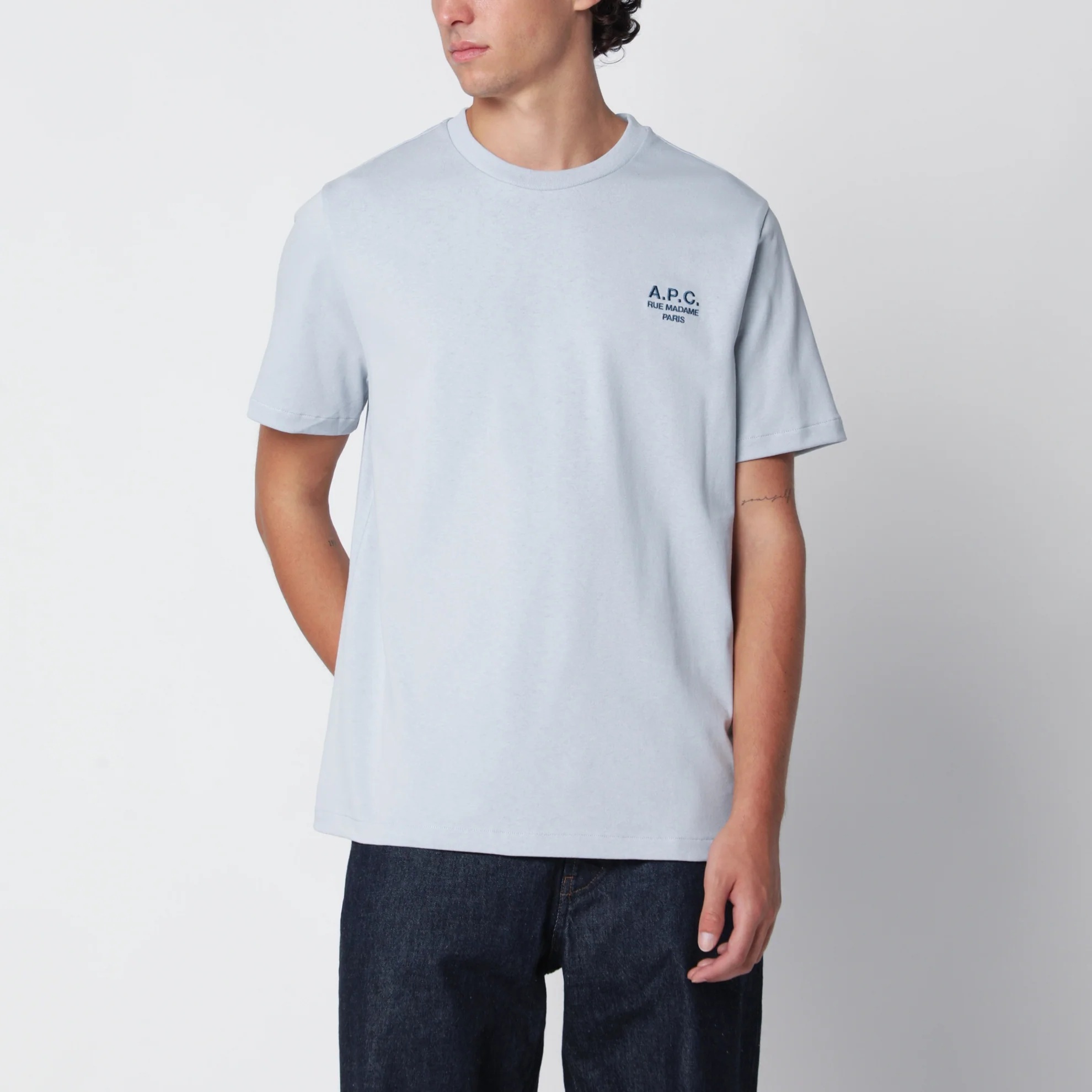 1FF0918-083 [A.P.C.] Rue Madame 標準版 T 恤 藍色 #COHBU-M26388UCO (EU)