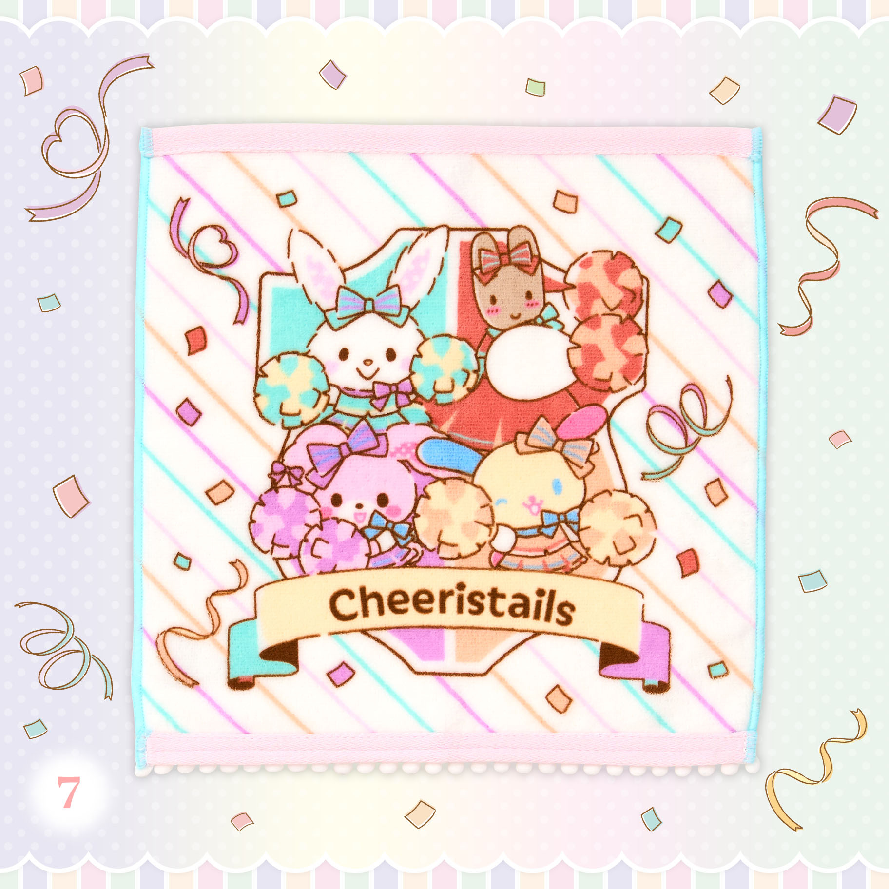 日本 Sanrio Cheeristails系列 方巾 女子啦啦隊