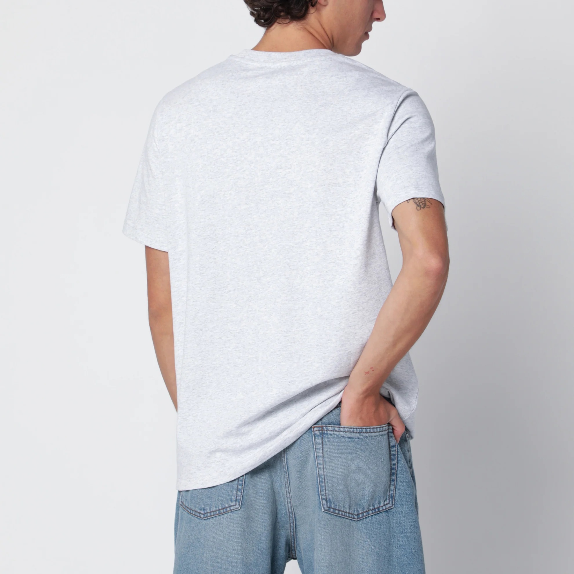 1FF0918-087 [A.P.C.] Rue Madame 標準版 T 恤 麻灰色／黑色 #COHBU-M26388UCO (EU)