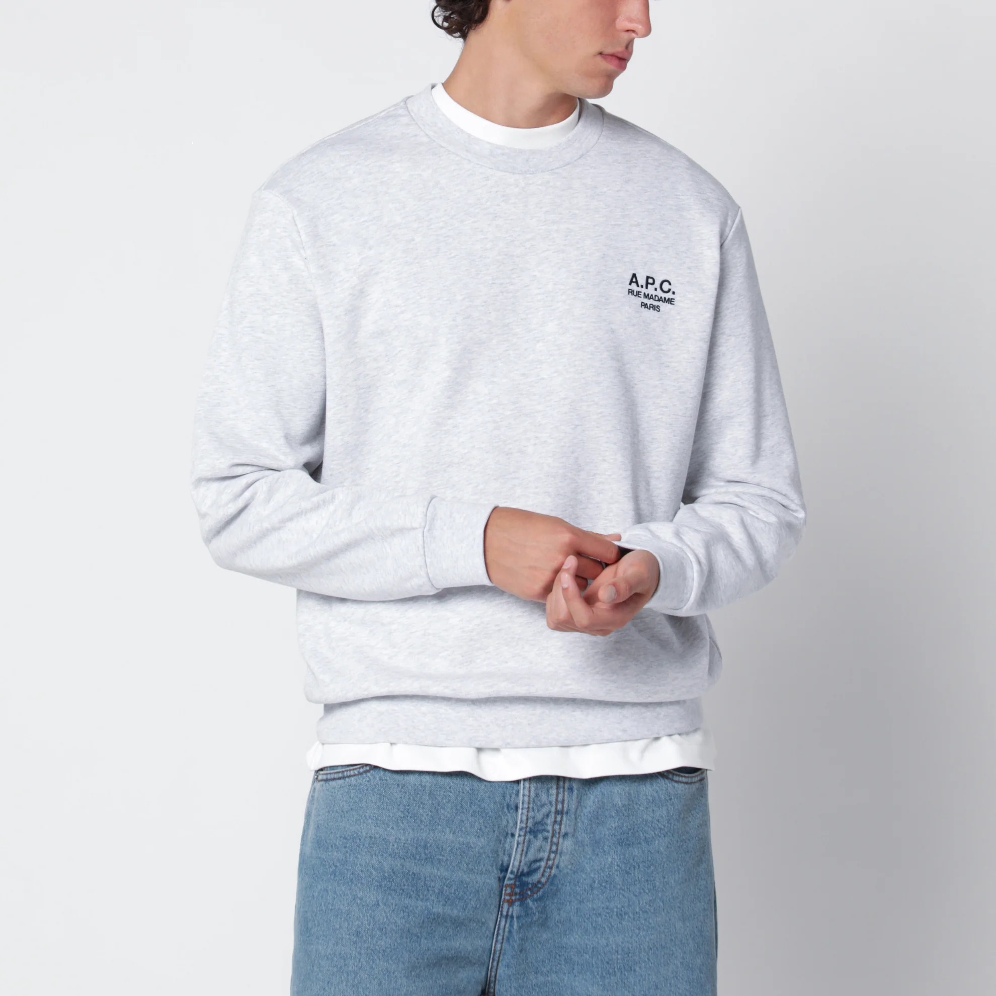 1FF0918-089 [A.P.C.] VPC衛衣 麻灰色／黑色 #COHBV-M27913UCO (EU)