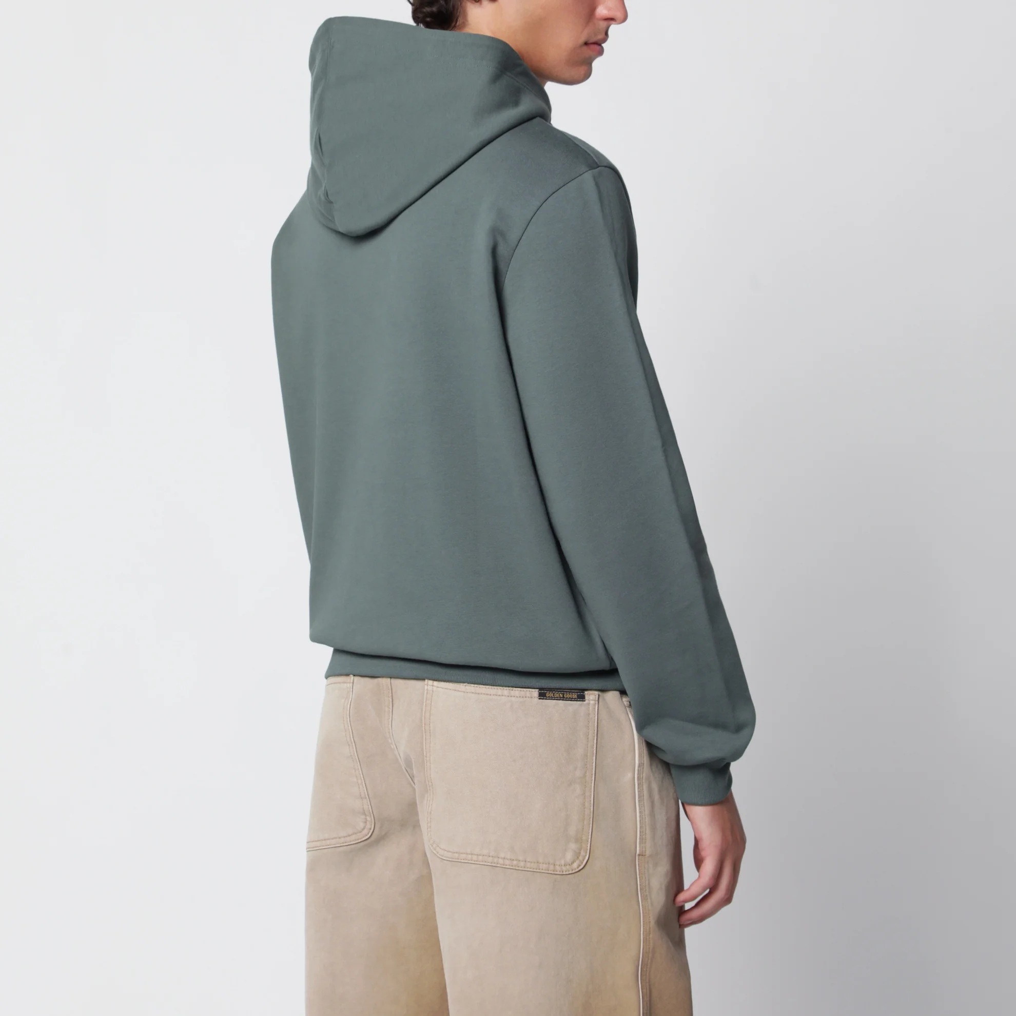 1FF0918-092 [A.P.C.] Rue Madame 運動衫 灰綠色／白色 #COHBV-M27914UCO (EU)