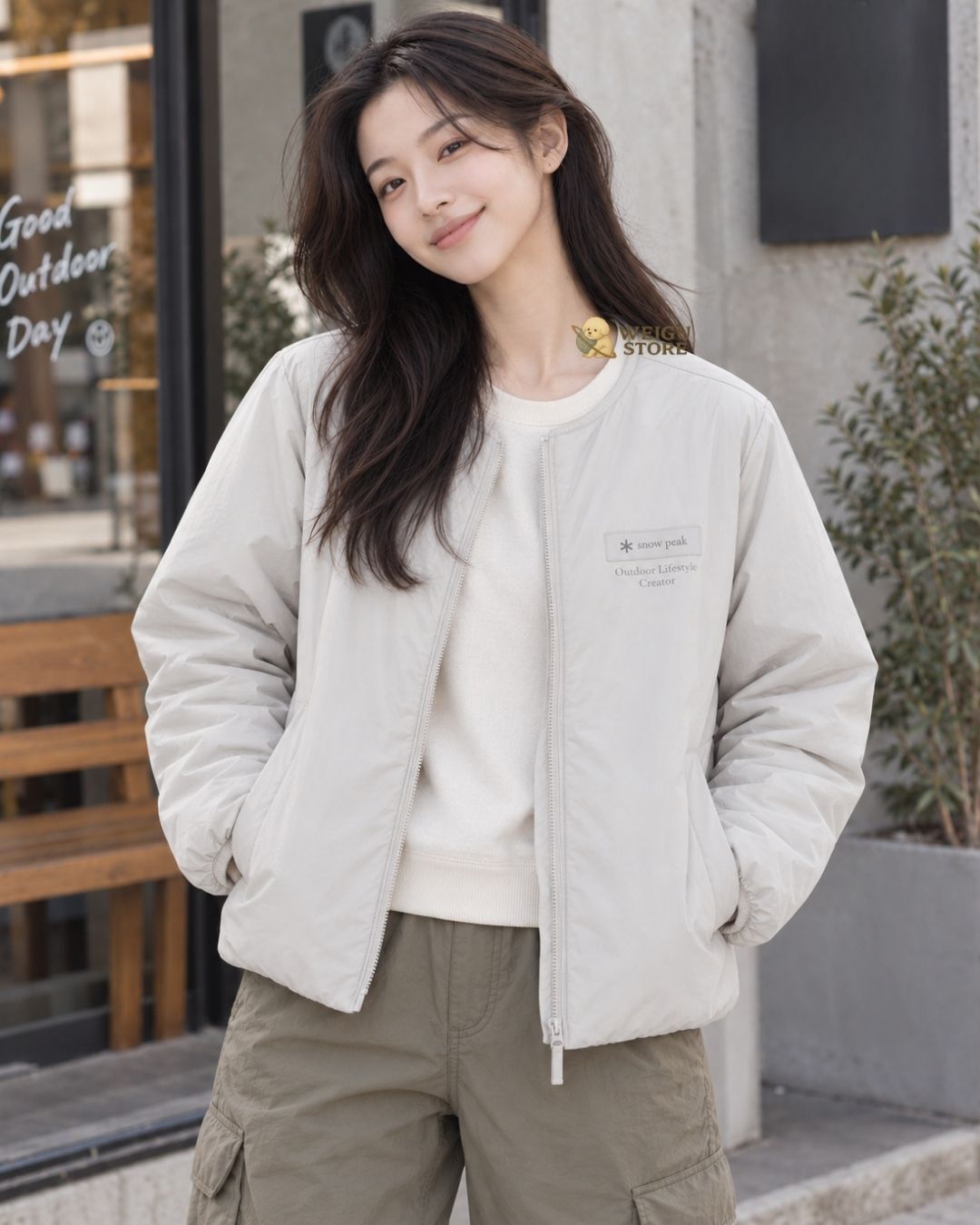 【預購】Snow Peak Land Woven Patch Light Down Jacket 輕量羽絨外套 S26WMGDJ62