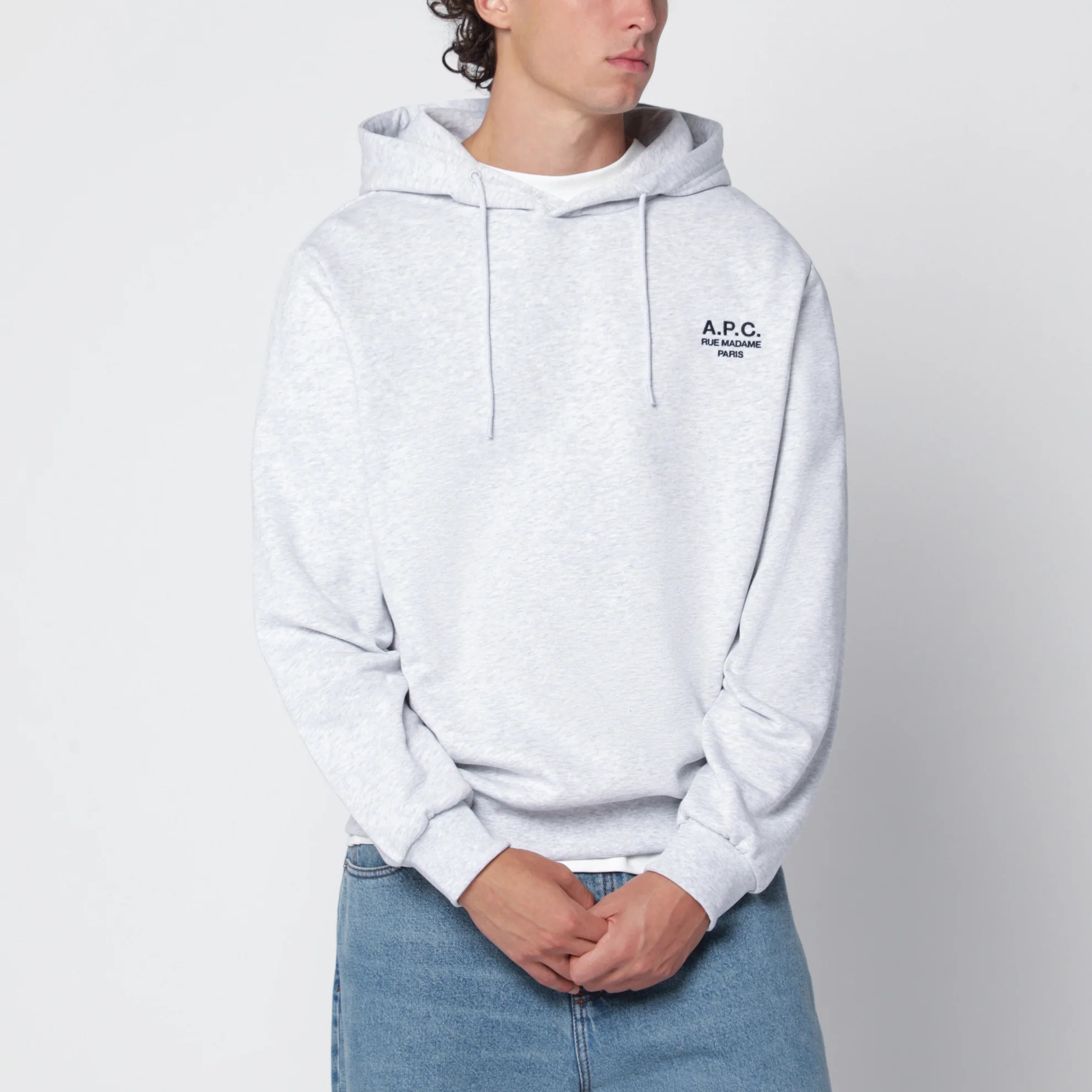 1FF0918-094 [A.P.C.] Rue Madame 運動衫 麻灰色／黑色 #COHBV-M27914UCO (EU)