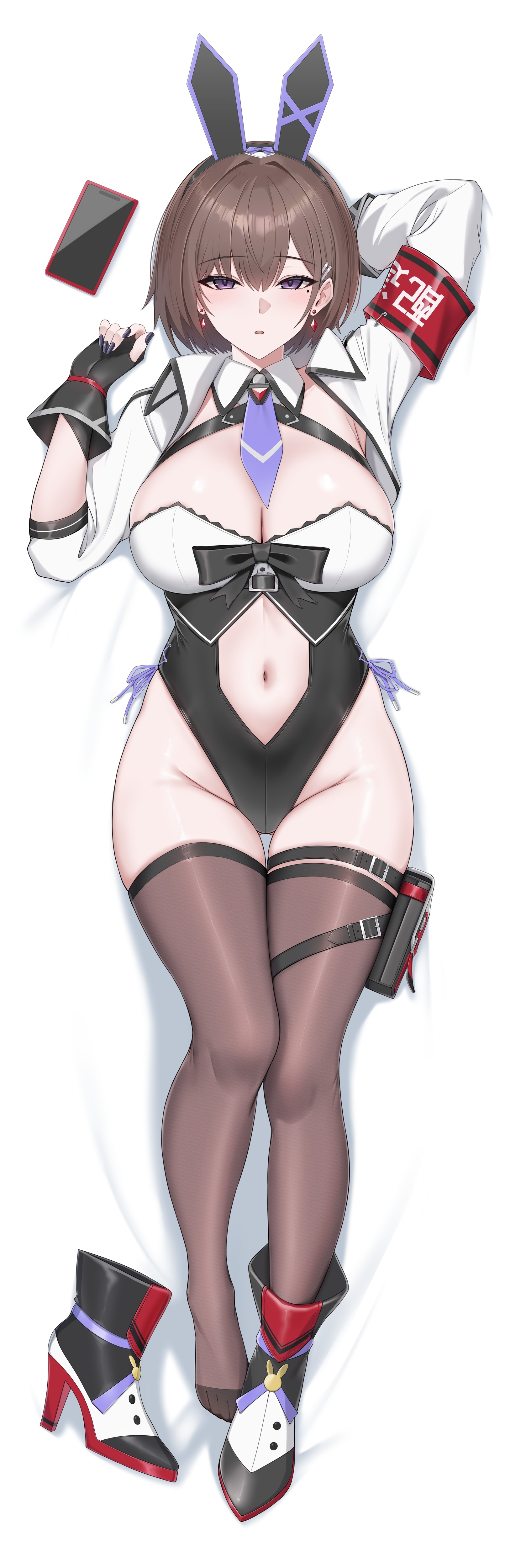 「R18.Japan」「預購」BeeDoshi原創插畫 快遞兔女郎葵 抱枕套