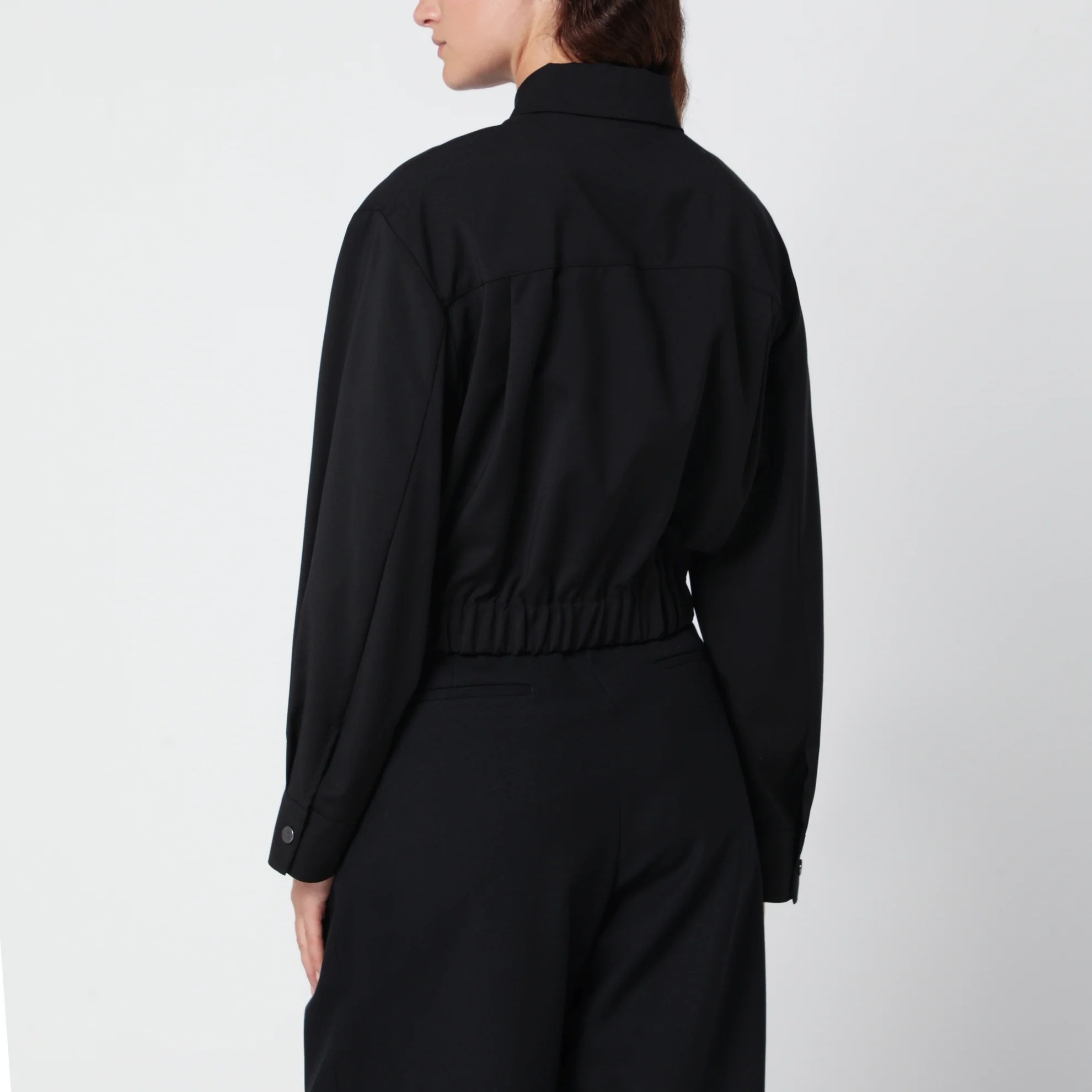 1FF0918-099 [MAX MARA WEEKEND] 短款初剪羊毛外套 黑色 #WKDDECANOCO (EU)