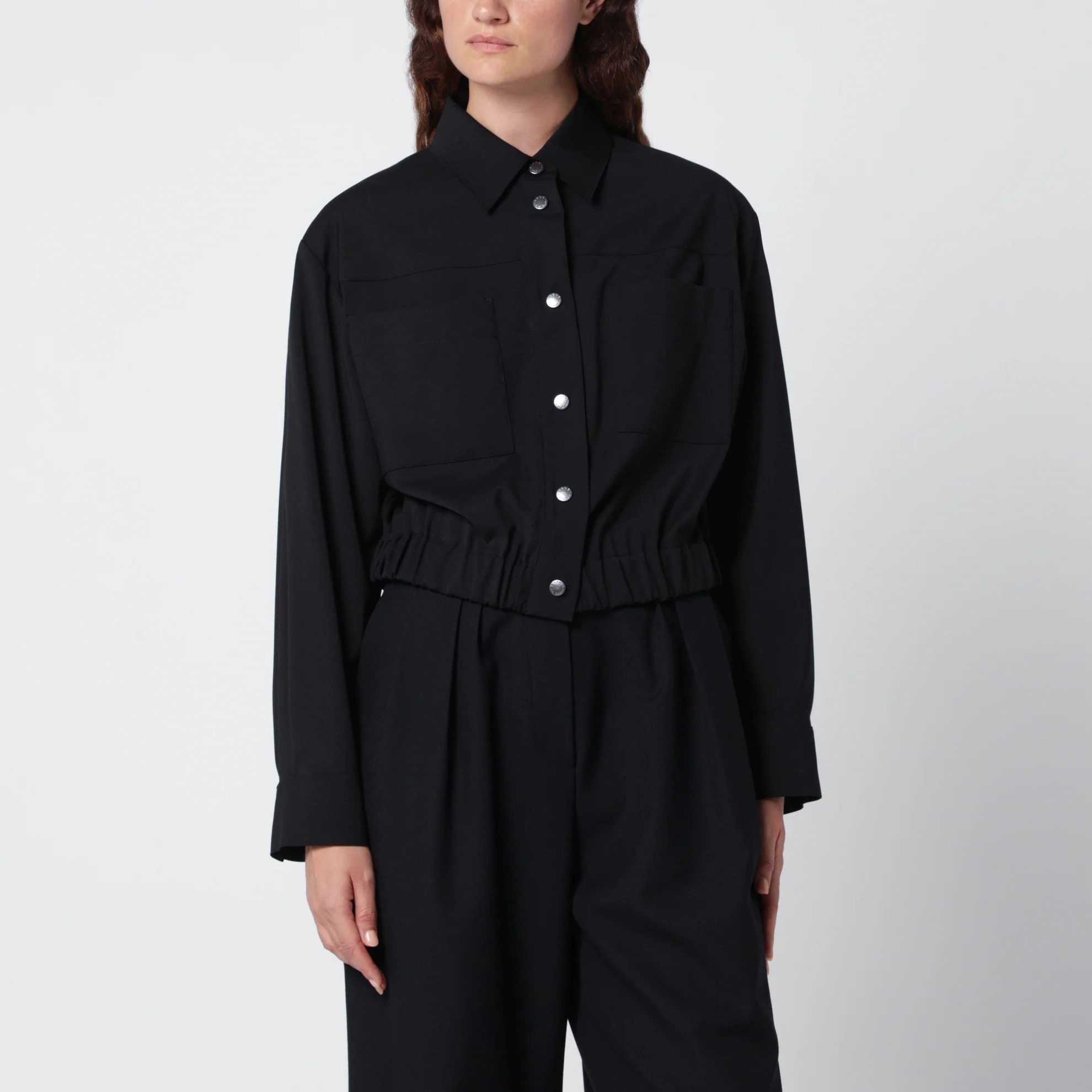 1FF0918-099 [MAX MARA WEEKEND] 短款初剪羊毛外套 黑色 #WKDDECANOCO (EU)