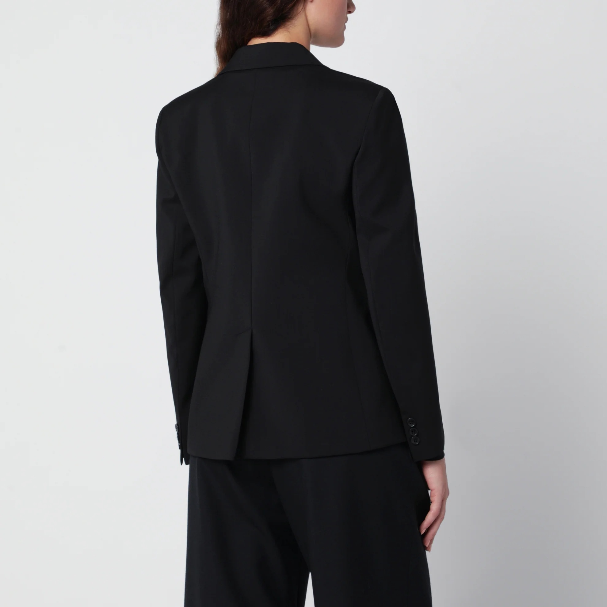 1FF0918-107 [MAX MARA WEEKEND] 單排扣初剪羊毛西裝外套 黑色 #WKDLAMINEWO (EU)