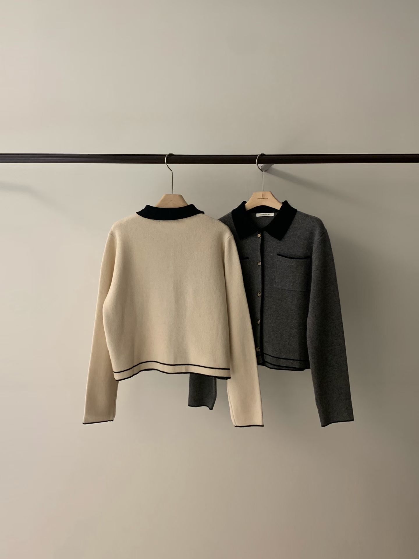 AB2566 Letter Cardigan