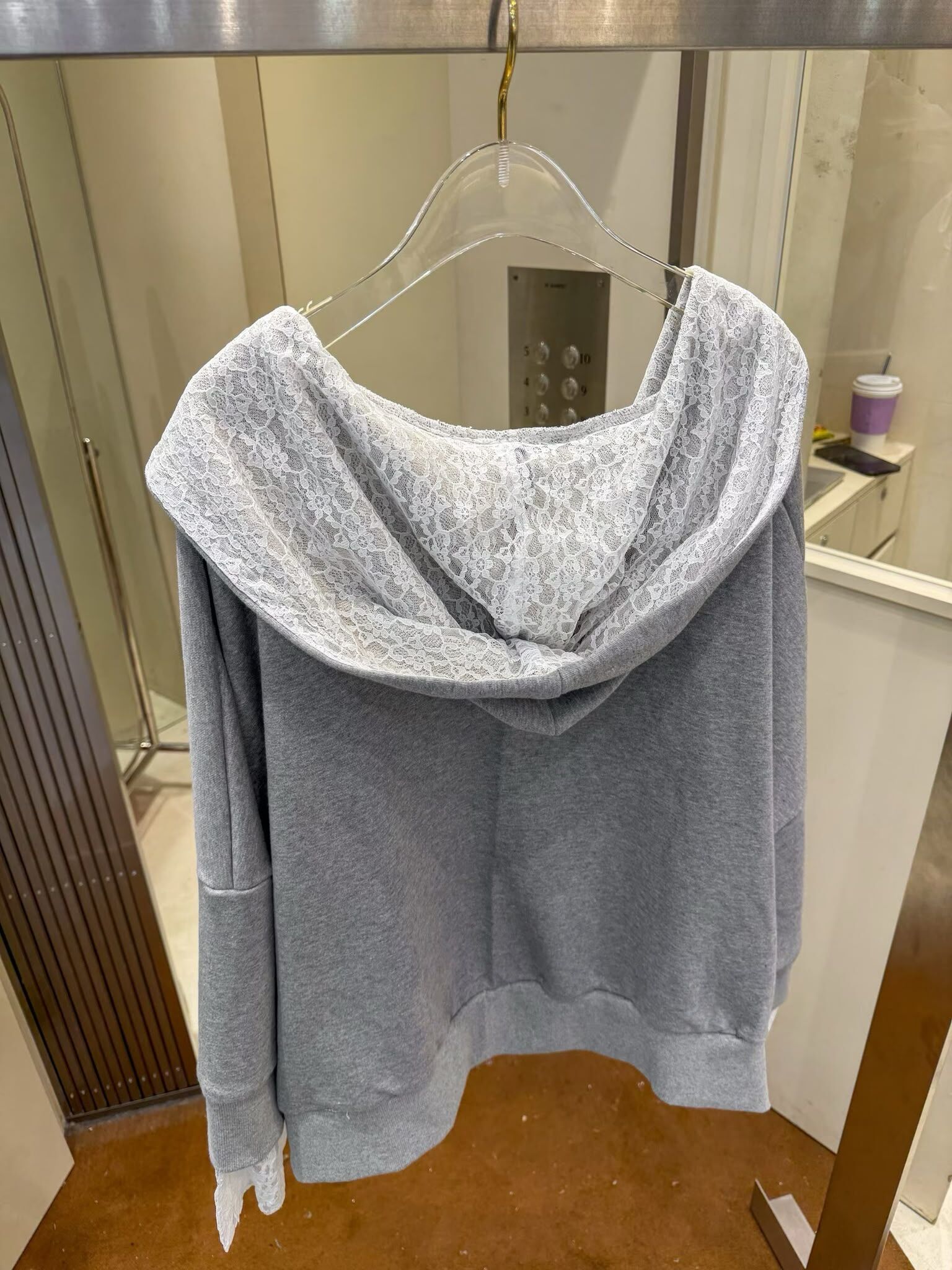 KK42 lace衫袖外套