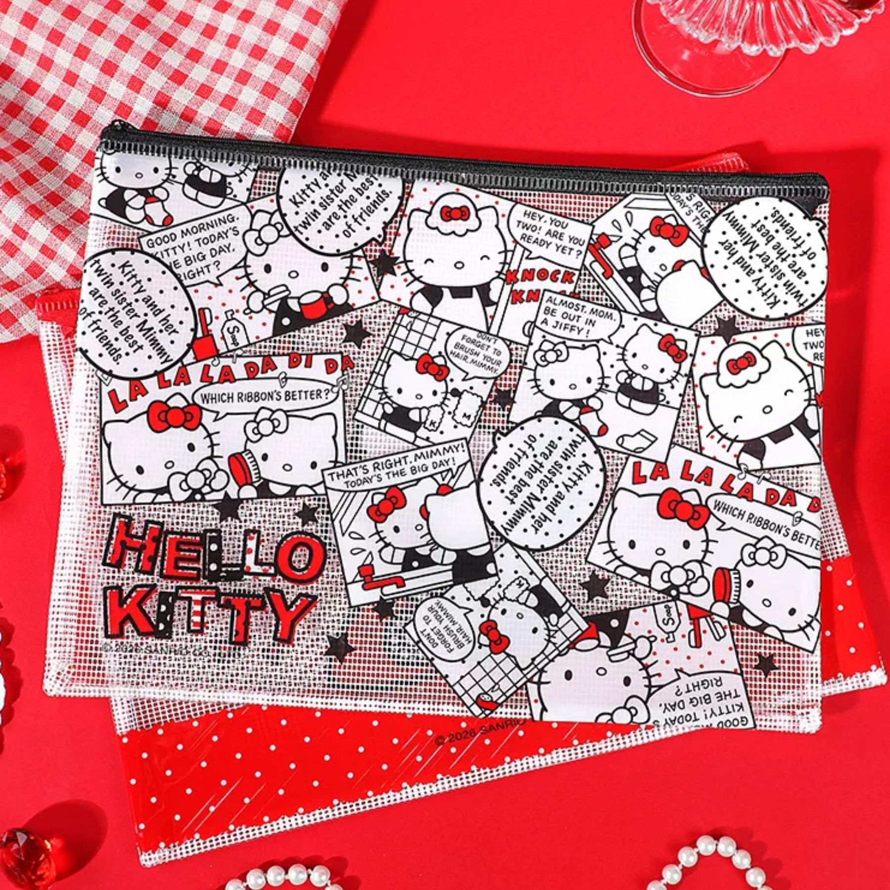 HELLO KITTY SANRIO| A4 Document Bag(2P)