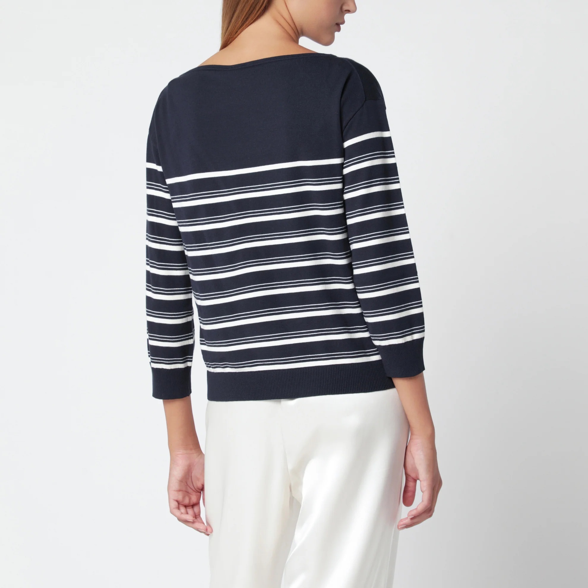 1FF0918-127 [MAX MARA WEEKEND] 彈性黏膠纖維毛衣 藍色 #WKDSTECCAVI (EU)