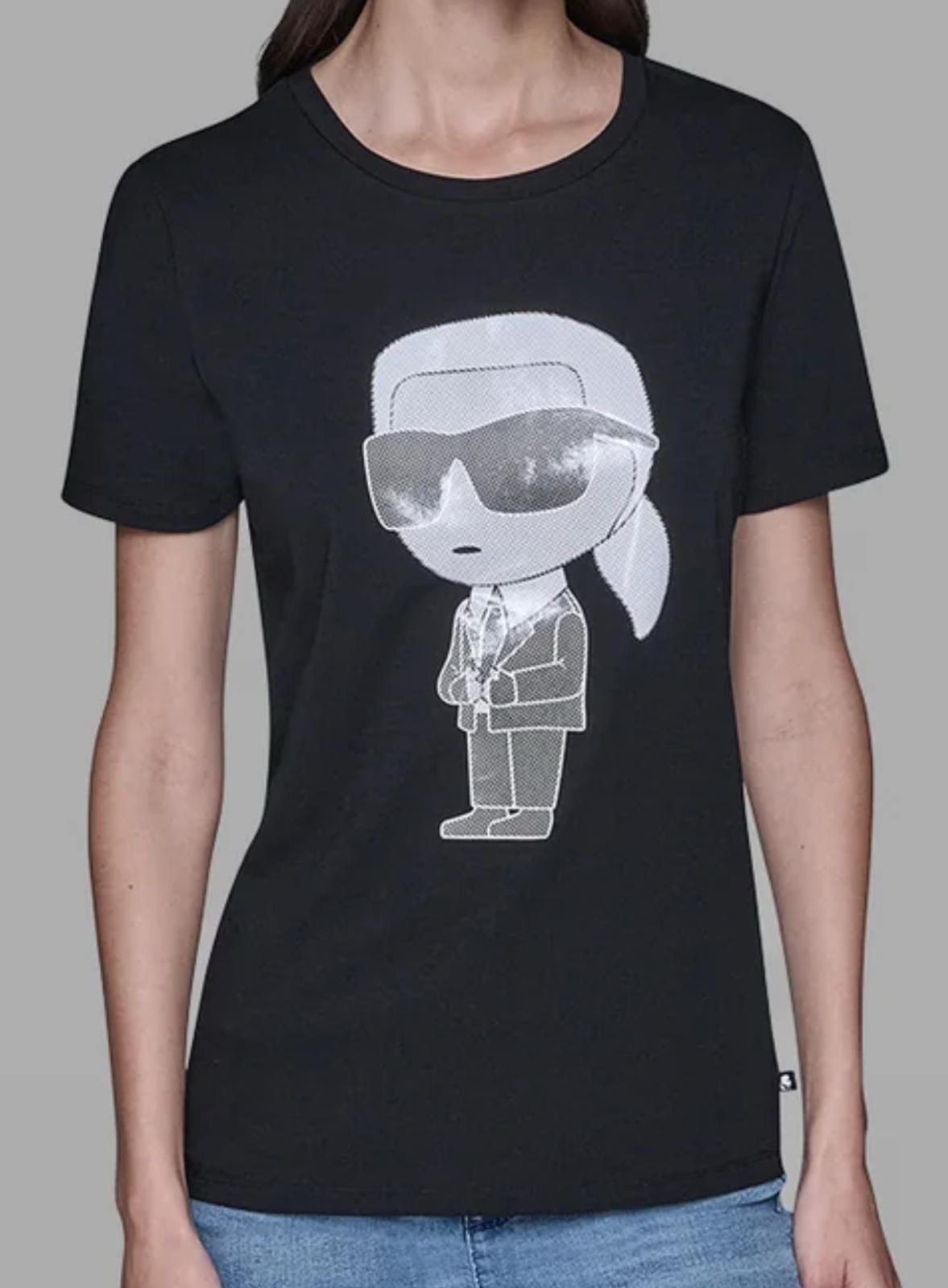 Karl Lagerfeld 女裝老佛爺 Tee (黑) KL7
