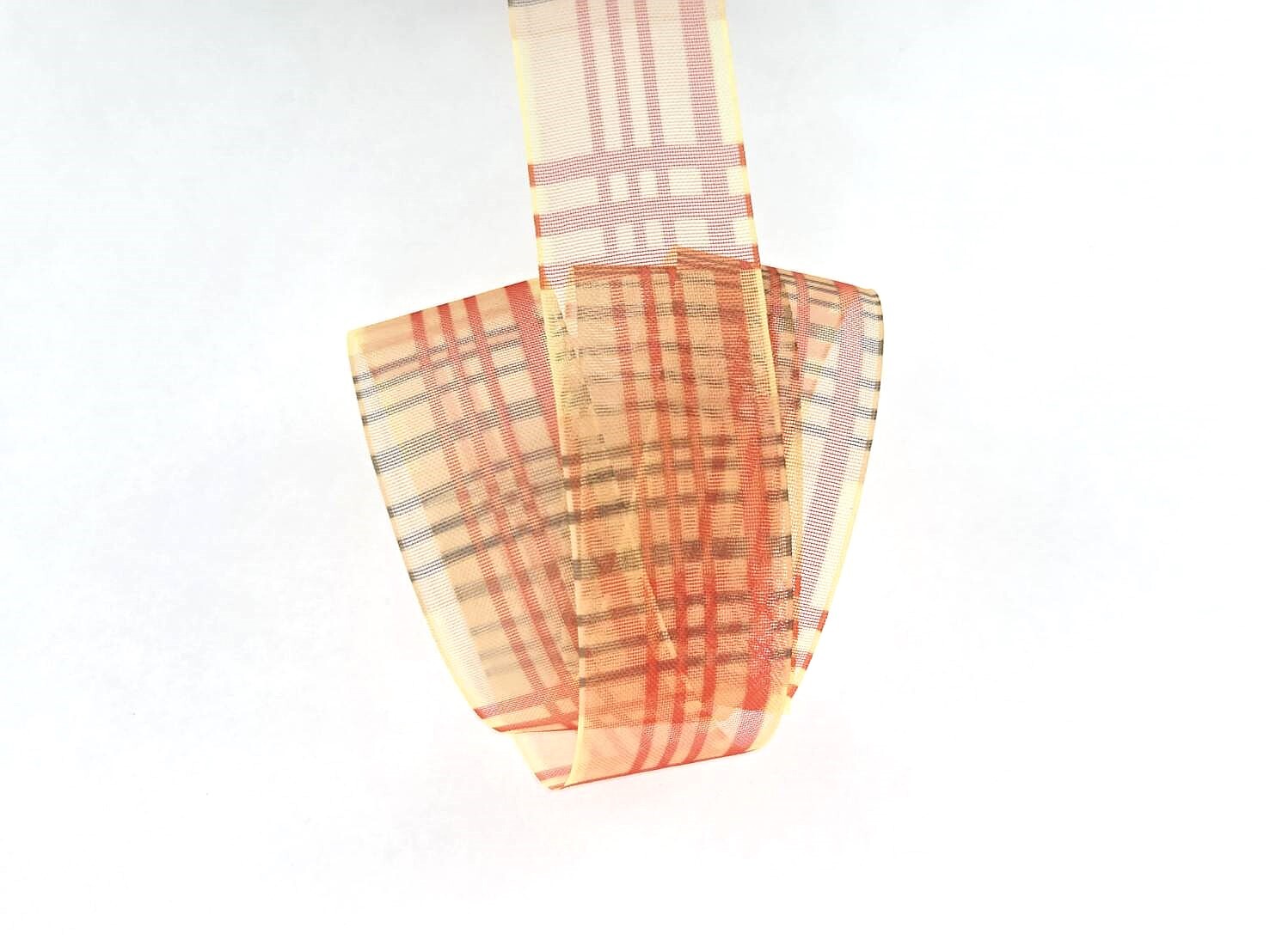 Duke plaid organza