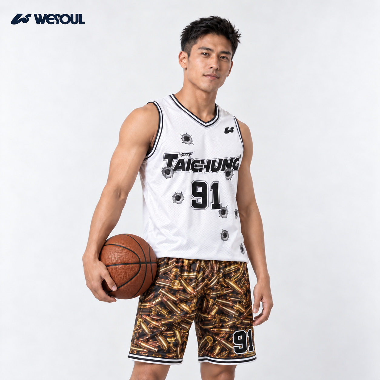 【WESOUL】W12201003 全客製城市籃球服（台中）/ 客製隊徽，號碼，姓名不加價 / 球衣
