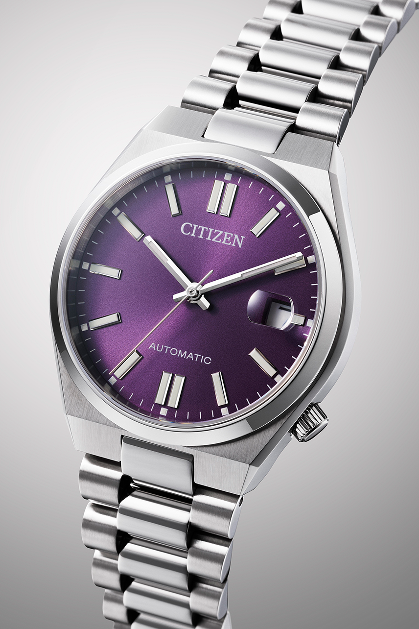 CITIZEN Tsuyosa 37mm 紫色 自動機械錶 NJ0200-50W