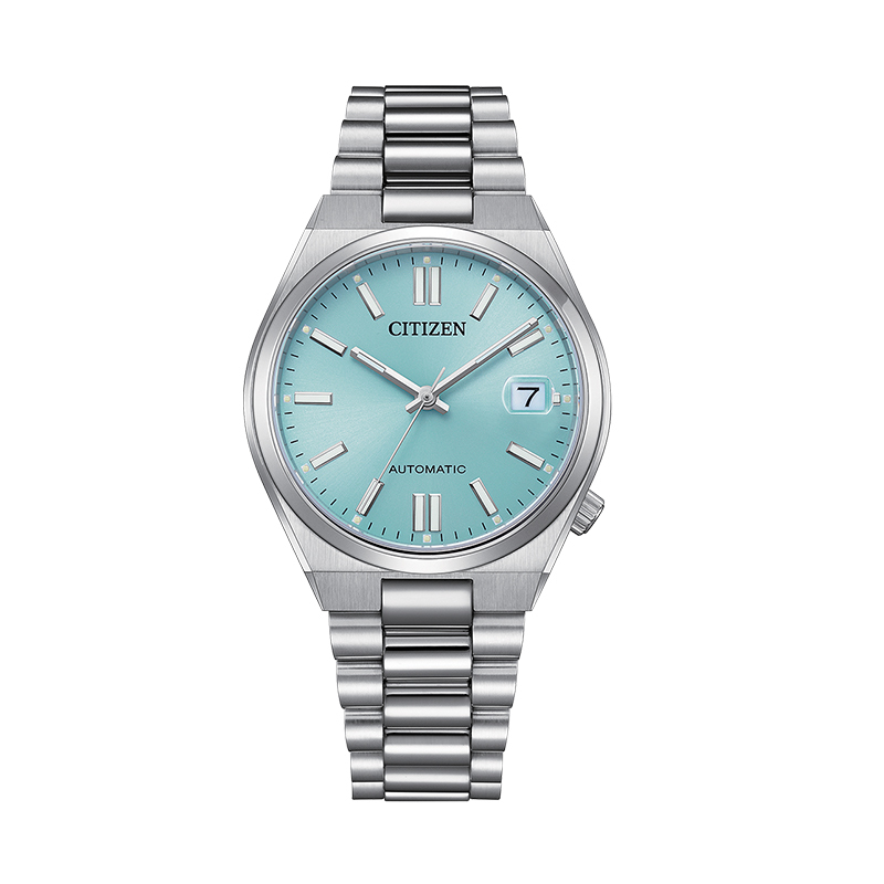 CITIZEN Tsuyosa 37mm 粉藍色 自動機械錶 NJ0200-50L