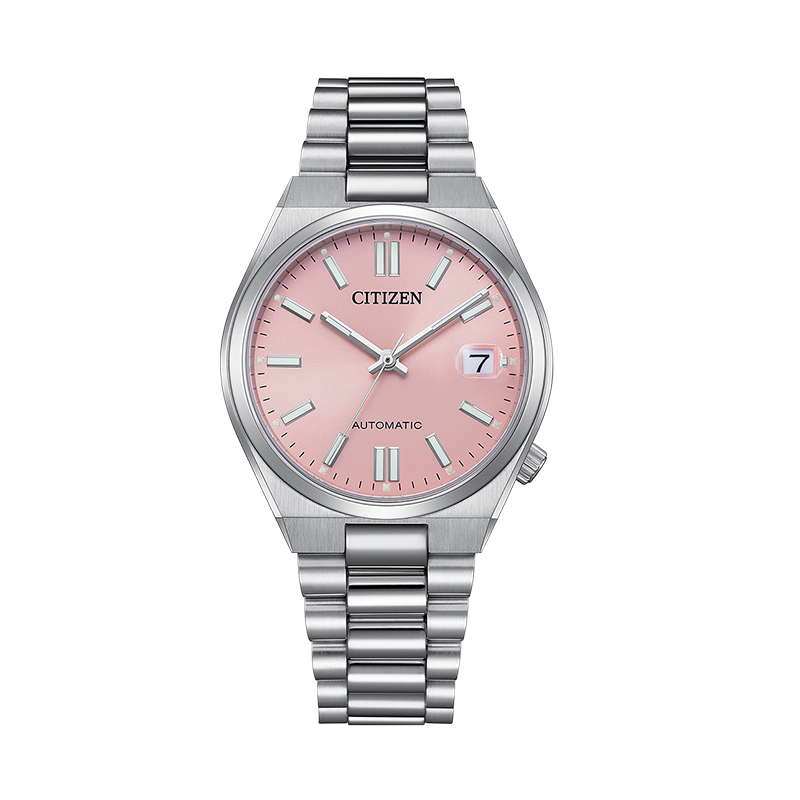 CITIZEN Tsuyosa 37mm 粉紅色 自動機械錶 NJ0200-50A