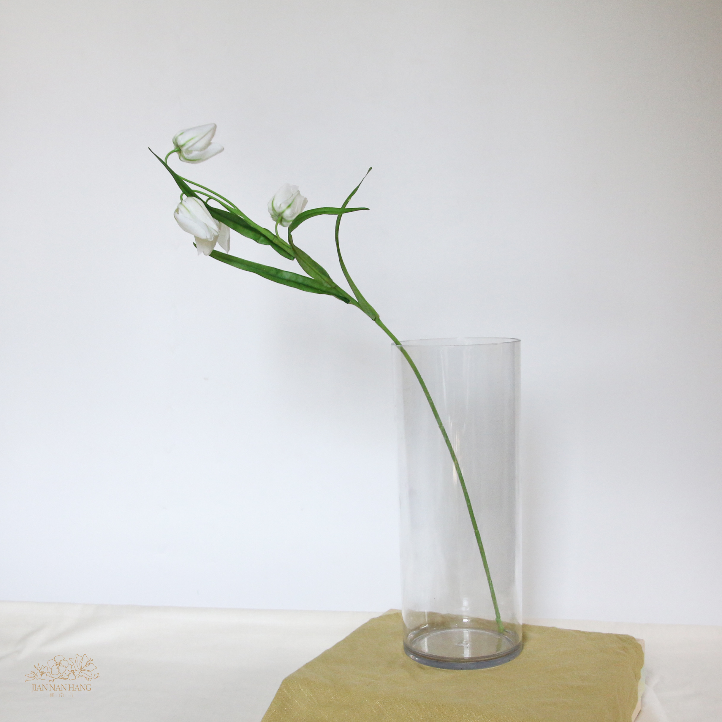 人造花 貝母 白