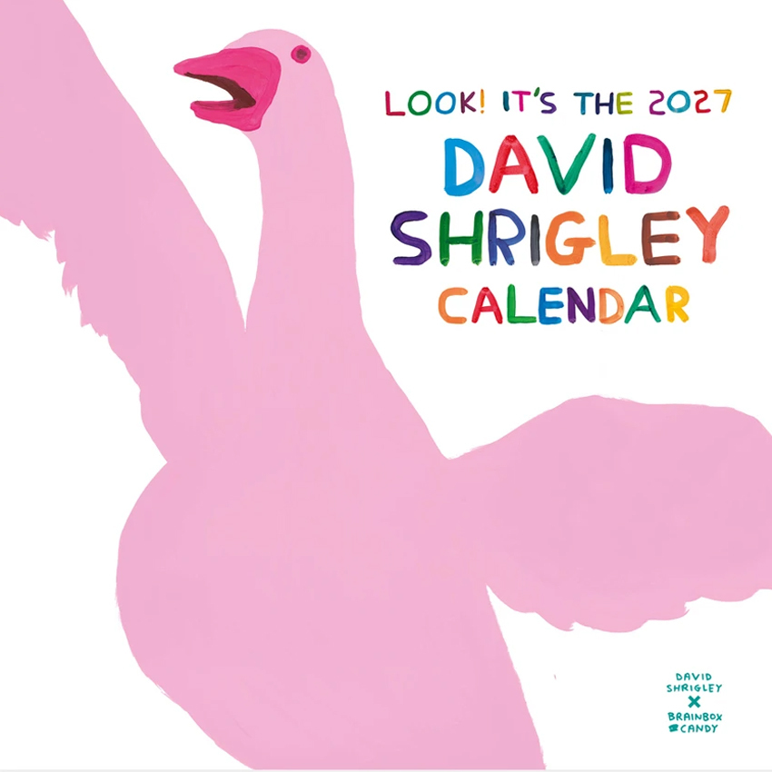 【限量預購】David Shrigley 2027 怪趣生活藝術掛曆