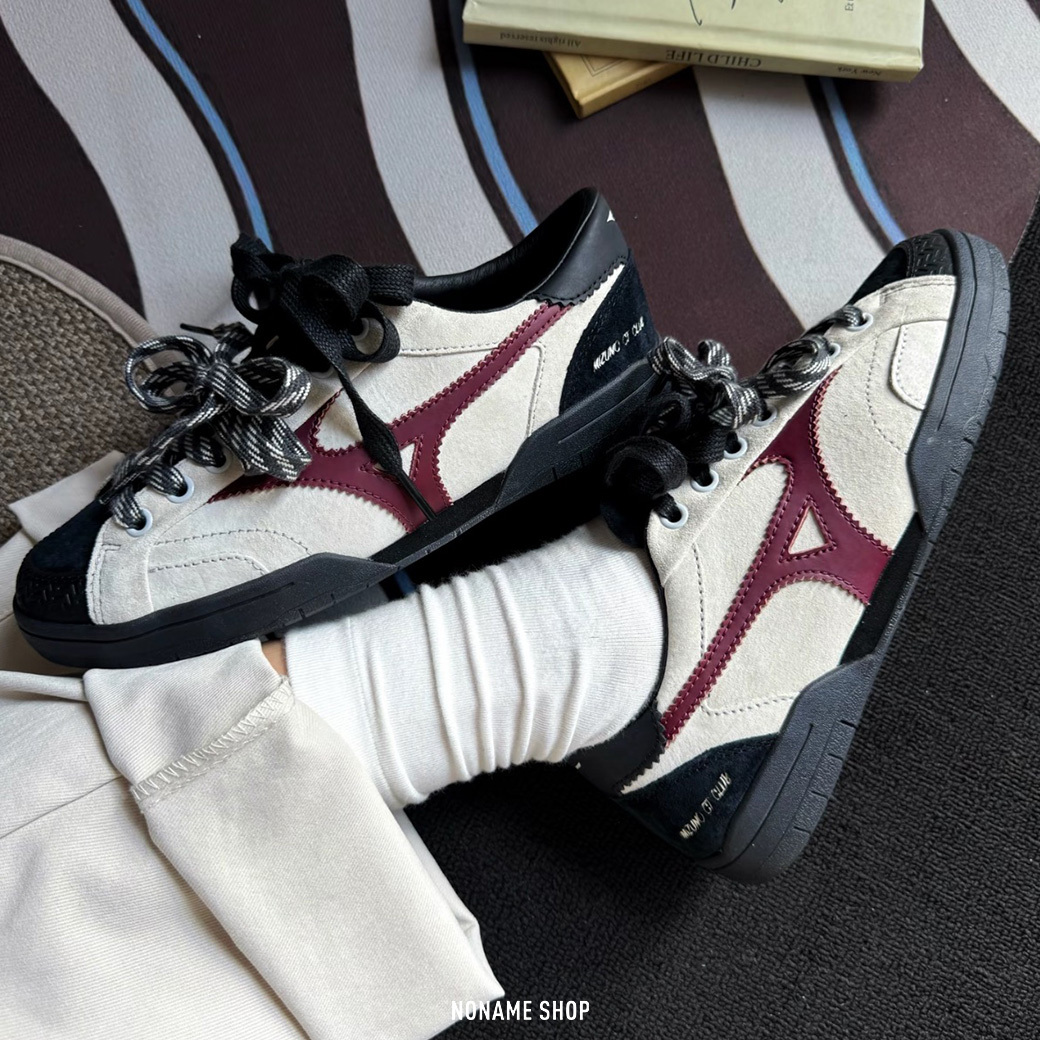 MIZUNO CT CLUB 撞色 薄底 復古 板鞋 兩色 (男/女同款)