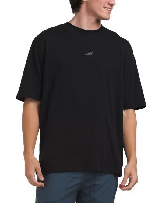 【預購】NEW BALANCE N091702 男裝寬鬆短袖上衣 (黑色)