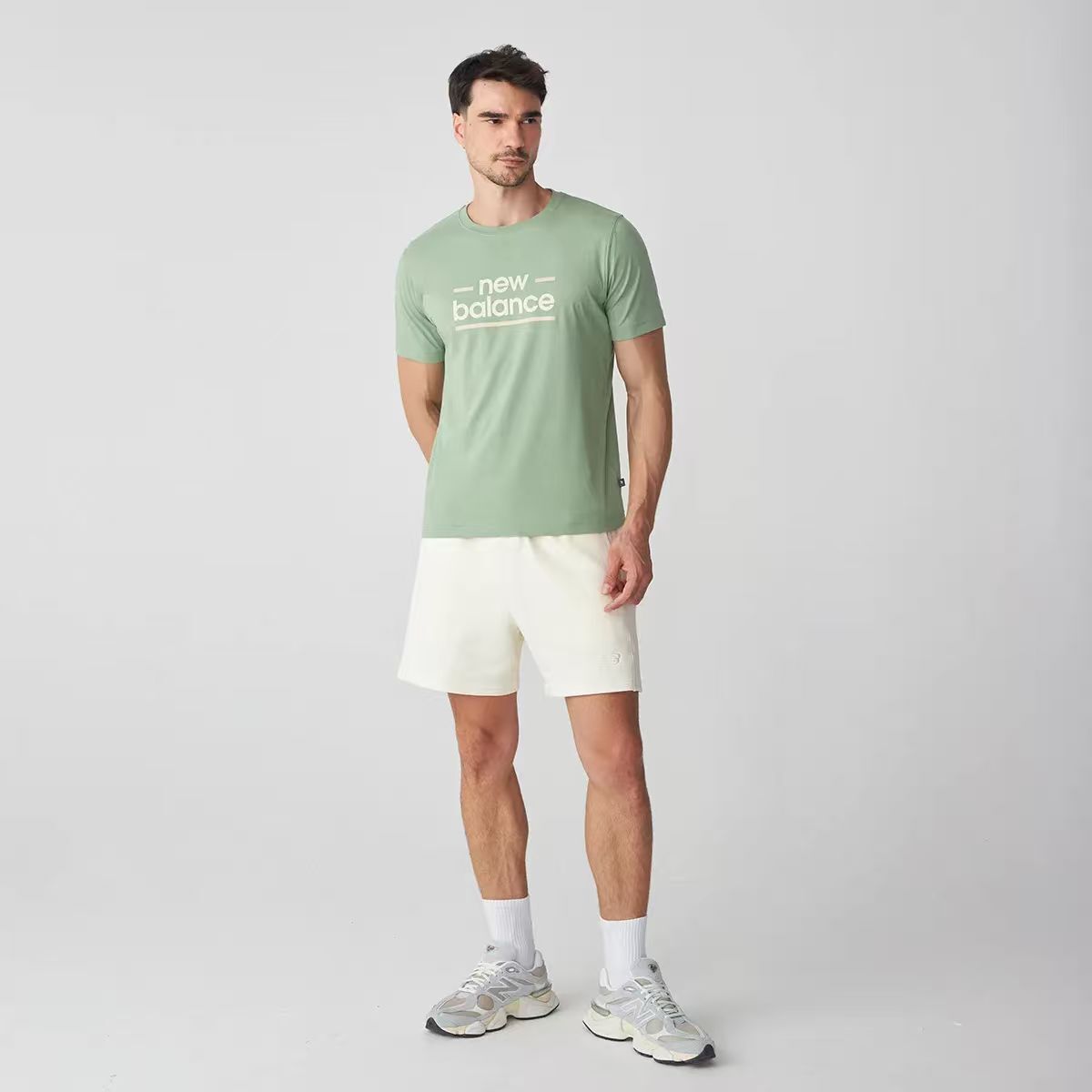 【預購】NEW BALANCE N091704 男裝短袖上衣 (綠色)