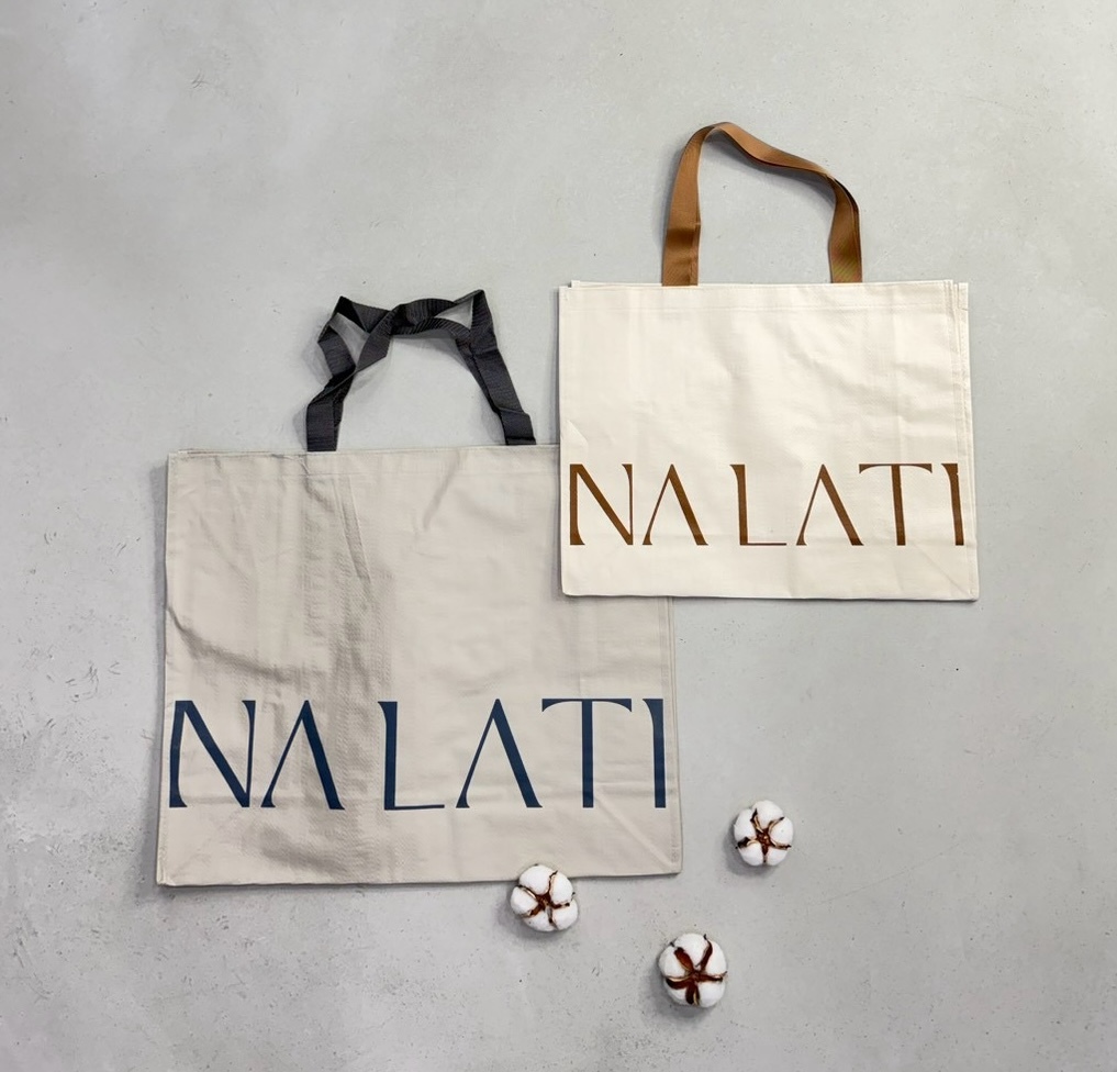Na lati娜菈媞 大字防水購物袋