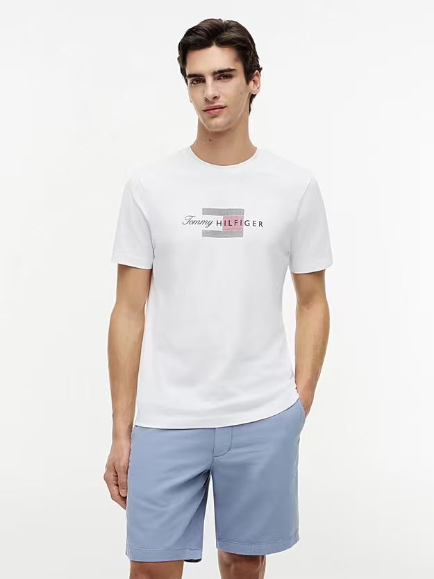 【預購】TOMMY HILFIGER N091705 男裝短袖上衣 (白色)