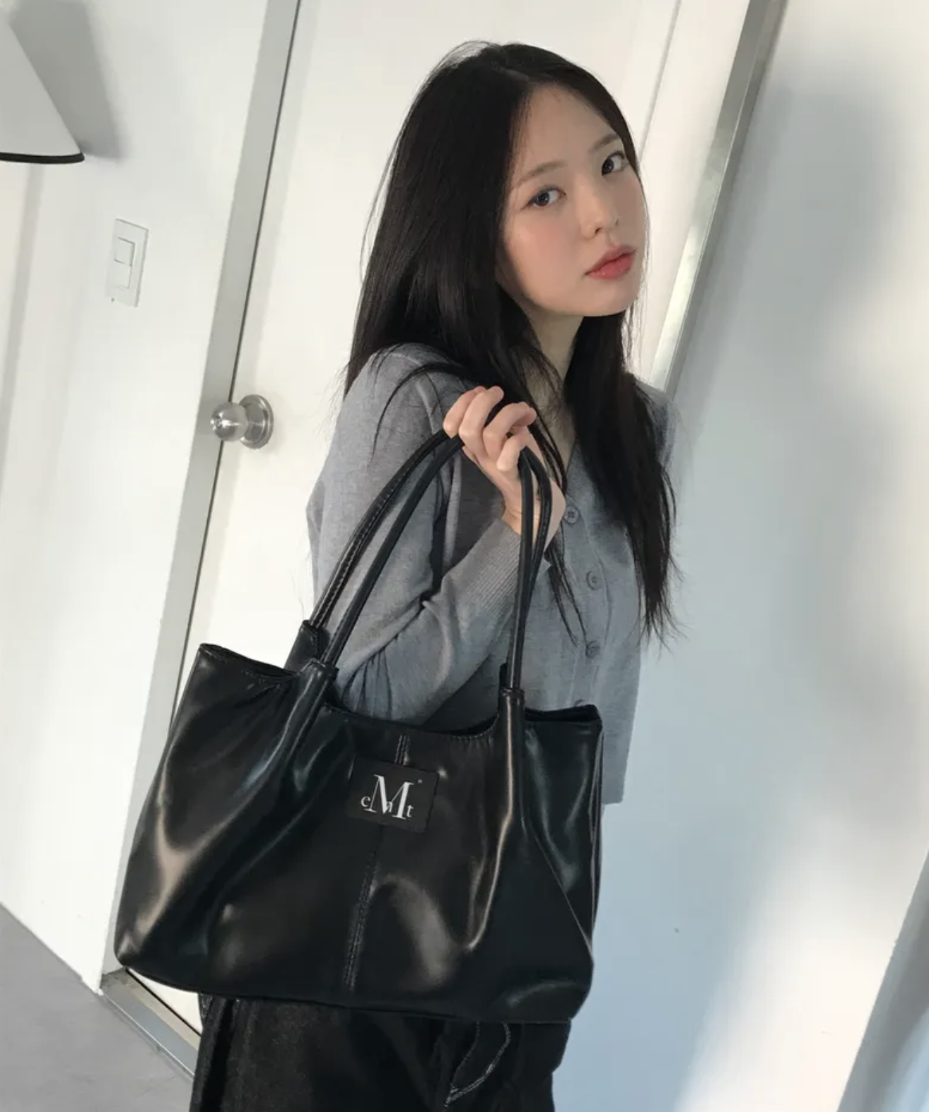#預購 🇰🇷韓國 MUCENT EPE 車線皮革托特包