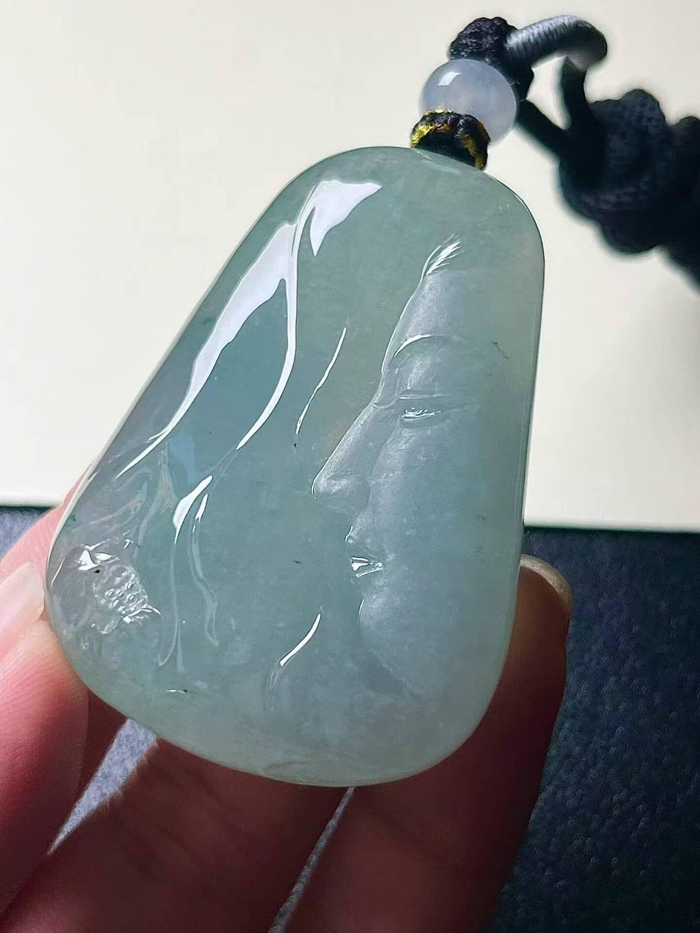 9435 翡翠觀音牌