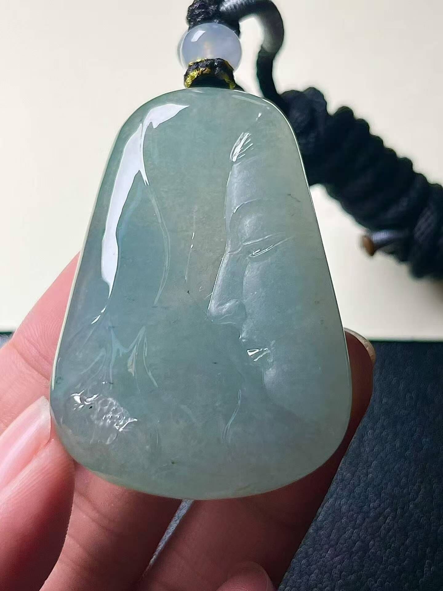 9435 翡翠觀音牌