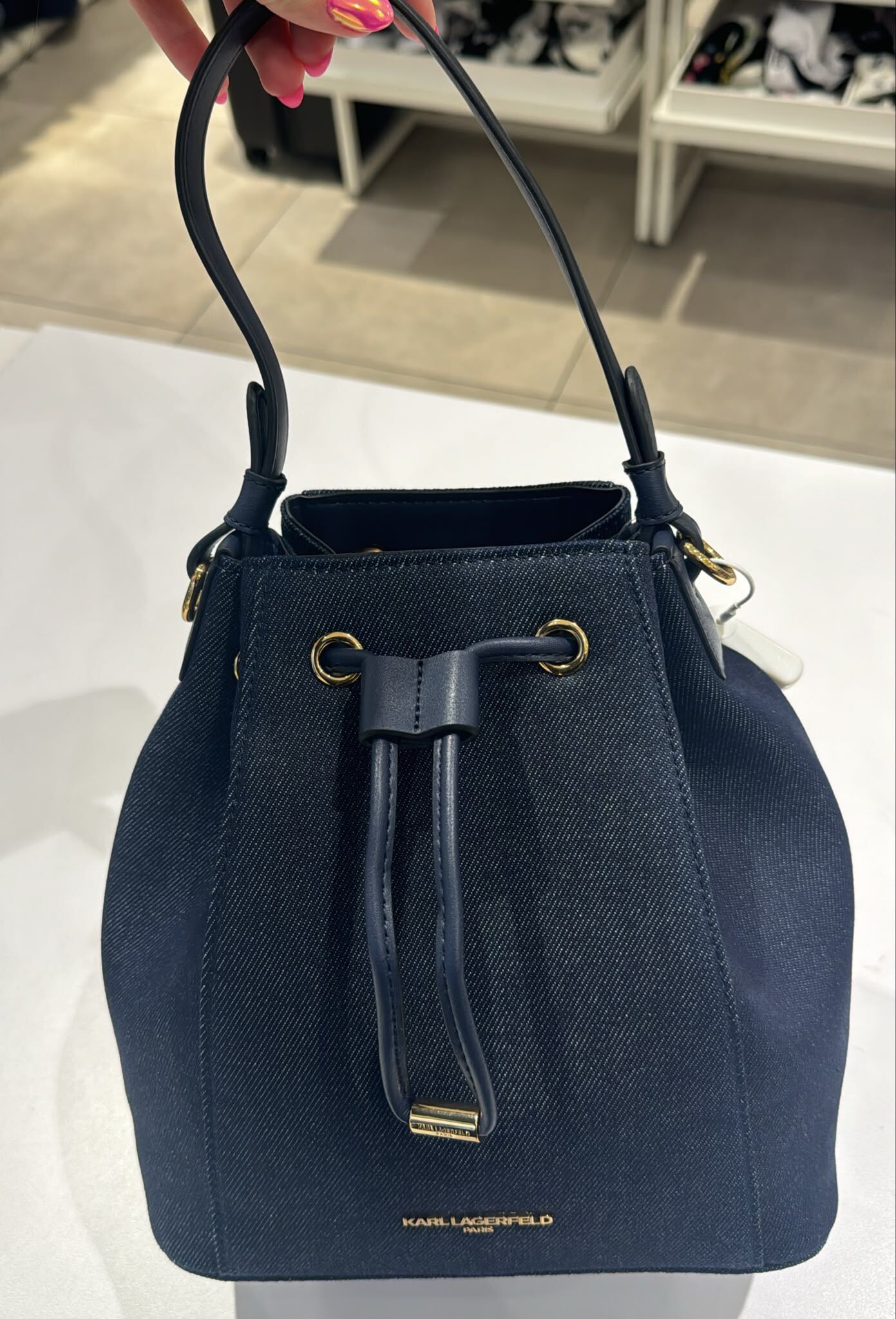 Karl Lagerfeld 水桶袋 (牛仔) KL51