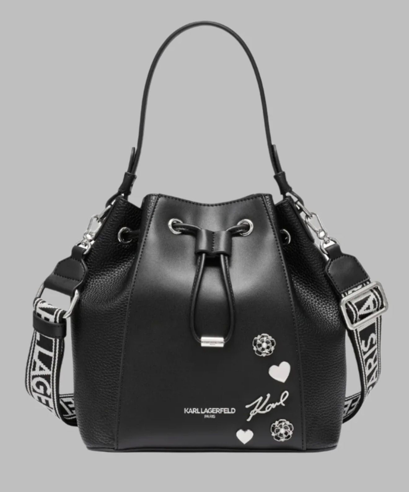 Karl Lagerfeld 水桶袋 (黑) KL52