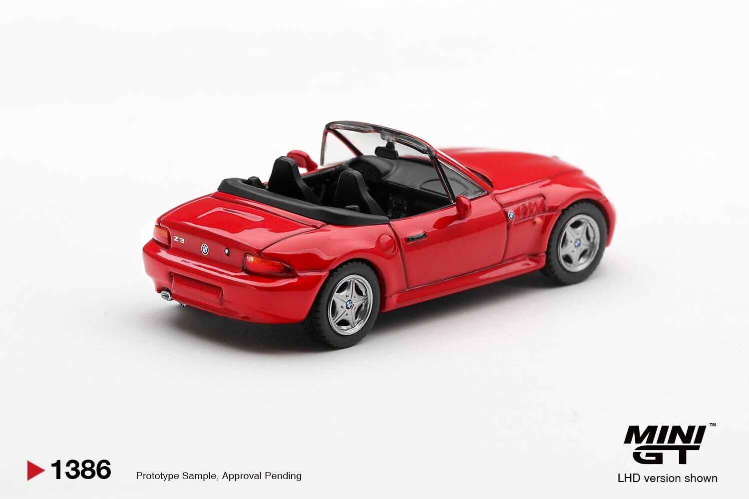 [預訂] Mini GT #1386 寶馬BMW Z3 明紅 右軚