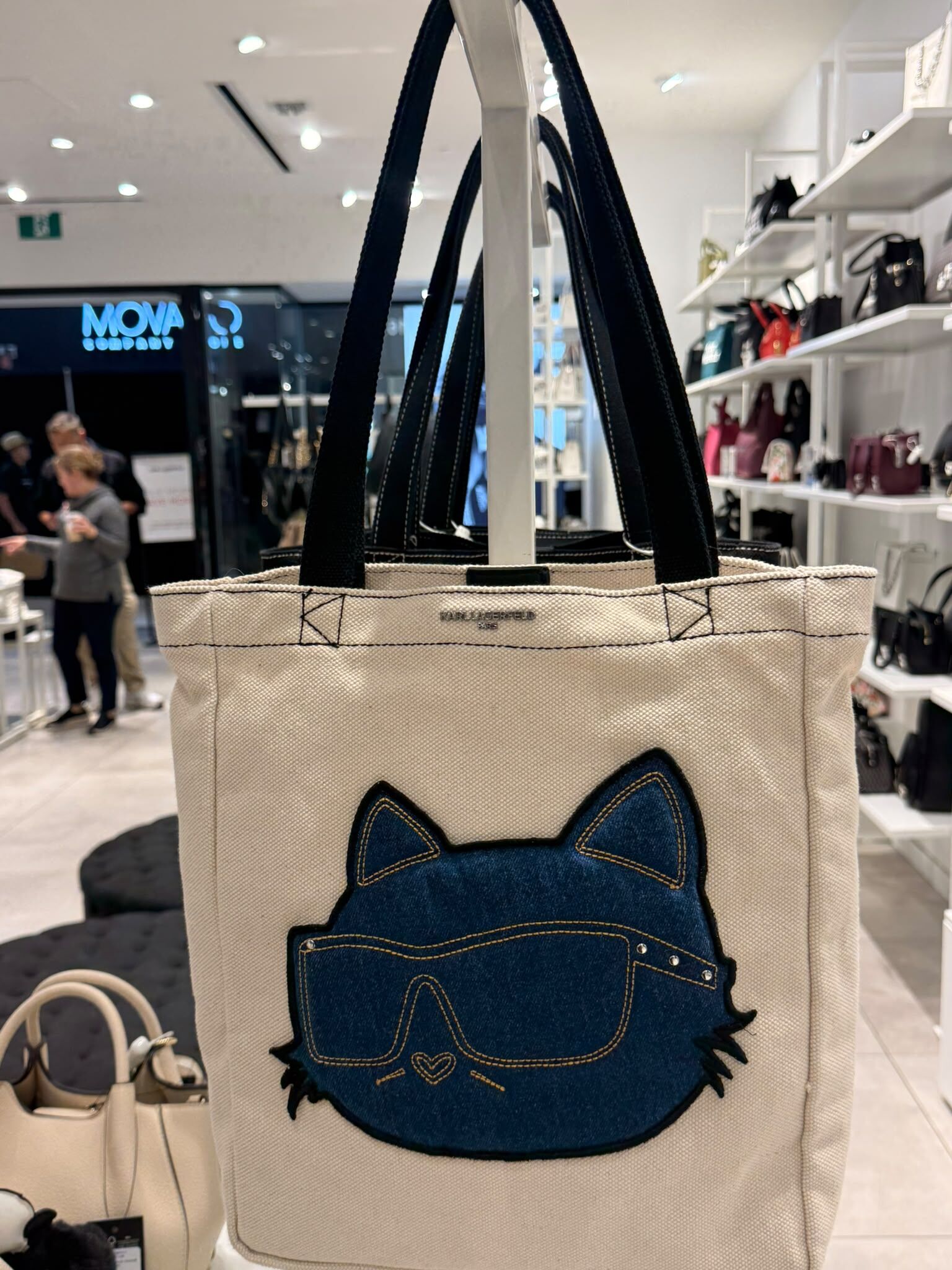 Karl Lagerfeld 薄身Tote Bag (貓貓-米) KL64